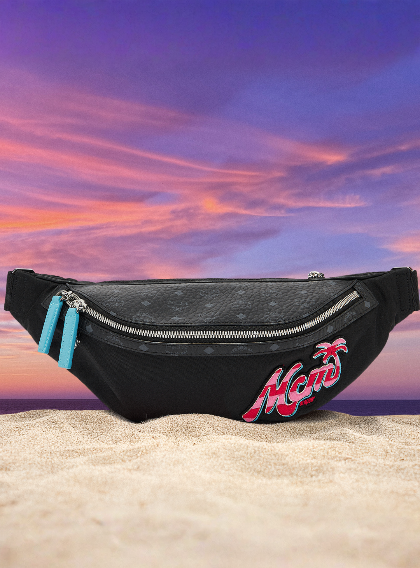 MCM x SNIPES, Fursten Belt Bag Medium, black, Image 1 of 7