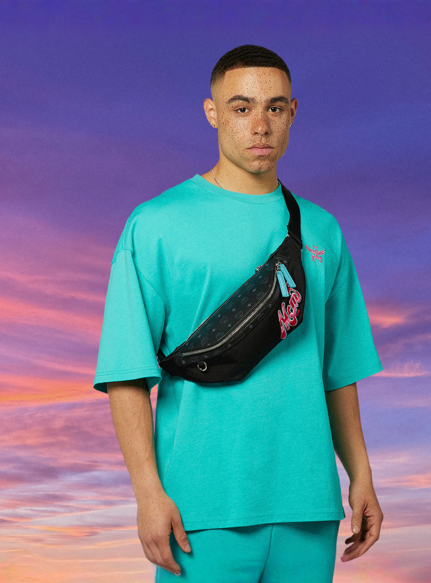 MCM x SNIPES, Fursten Belt Bag Medium, black, Image 7 of 7