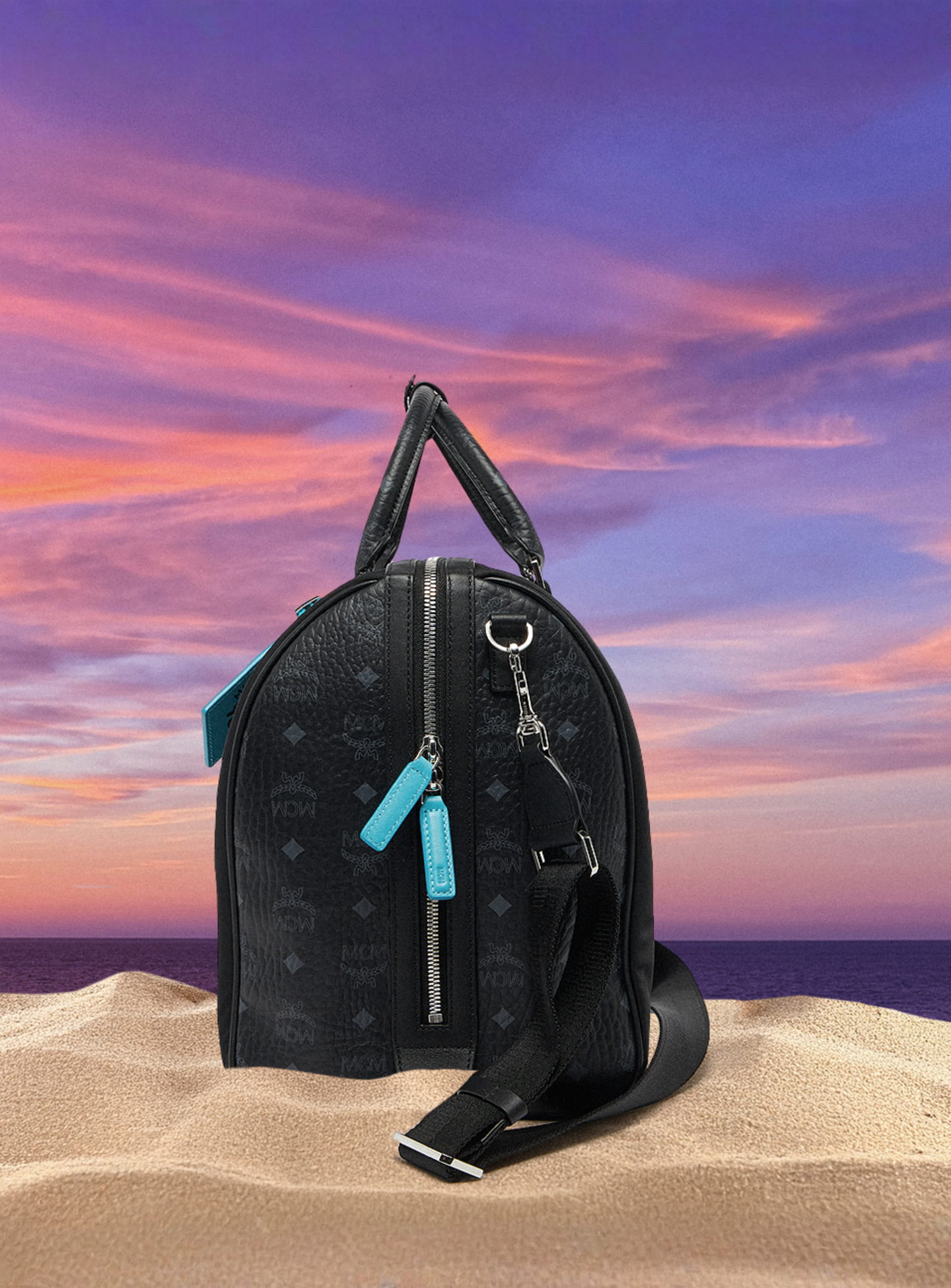 MCM x SNIPES, Ottomar Weekender Large, black, Image 2 of 9