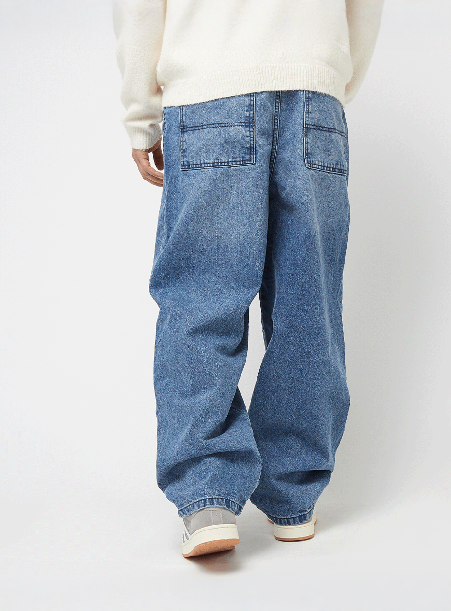 Urban Classics, Tapered Heavy Ounce Baggy Jeans, blue, Image 2 of 5