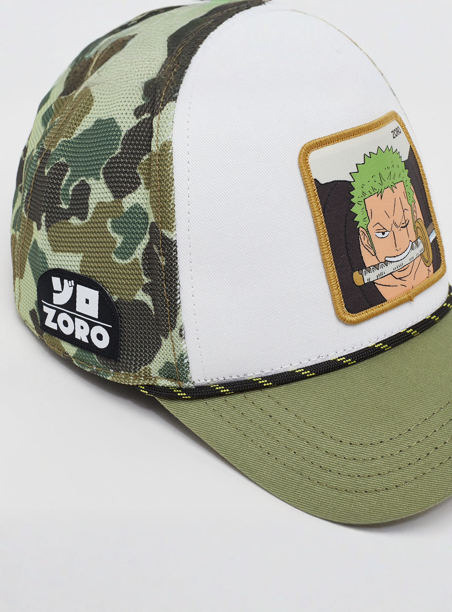 Capslab, Casquette Trucker One Piece Zoro Camo, multi-colour, Image 5 of 5