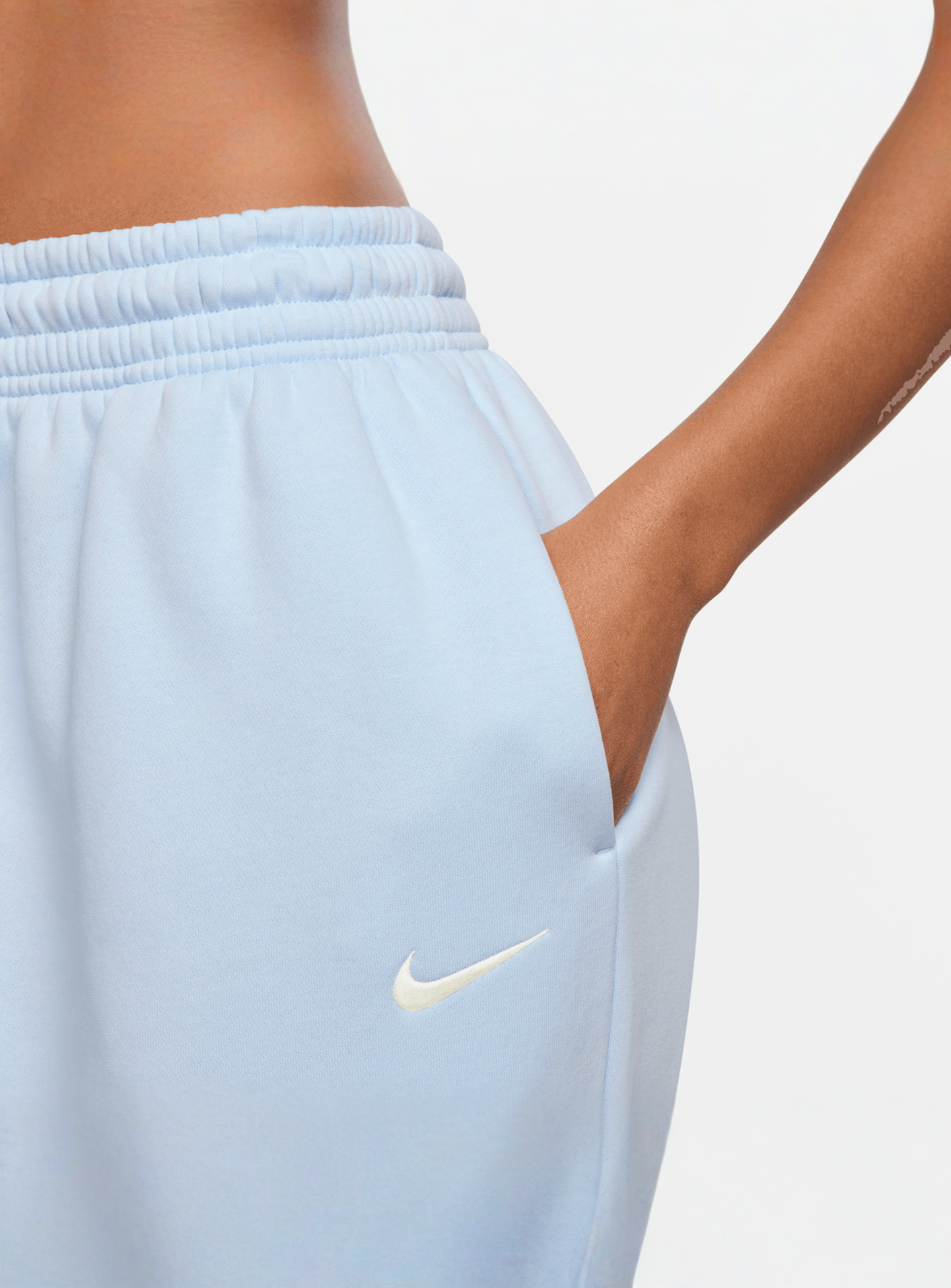 Nike, Sportswear Phoenix Fleece High Raised Oversize Pant, blue, Image 3 of 3