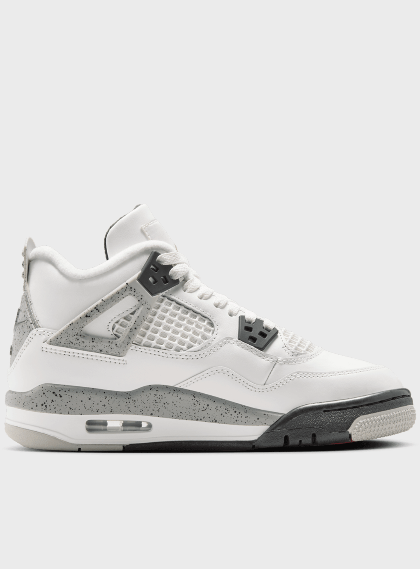 Jordan, Air Jordan 4 Retro OG "White Cement" (GS), white, Image 2 of 9