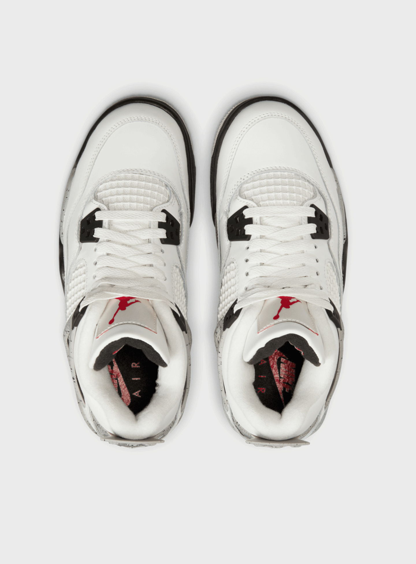Jordan, Air Jordan 4 Retro OG "White Cement" (GS), white, Image 6 of 9