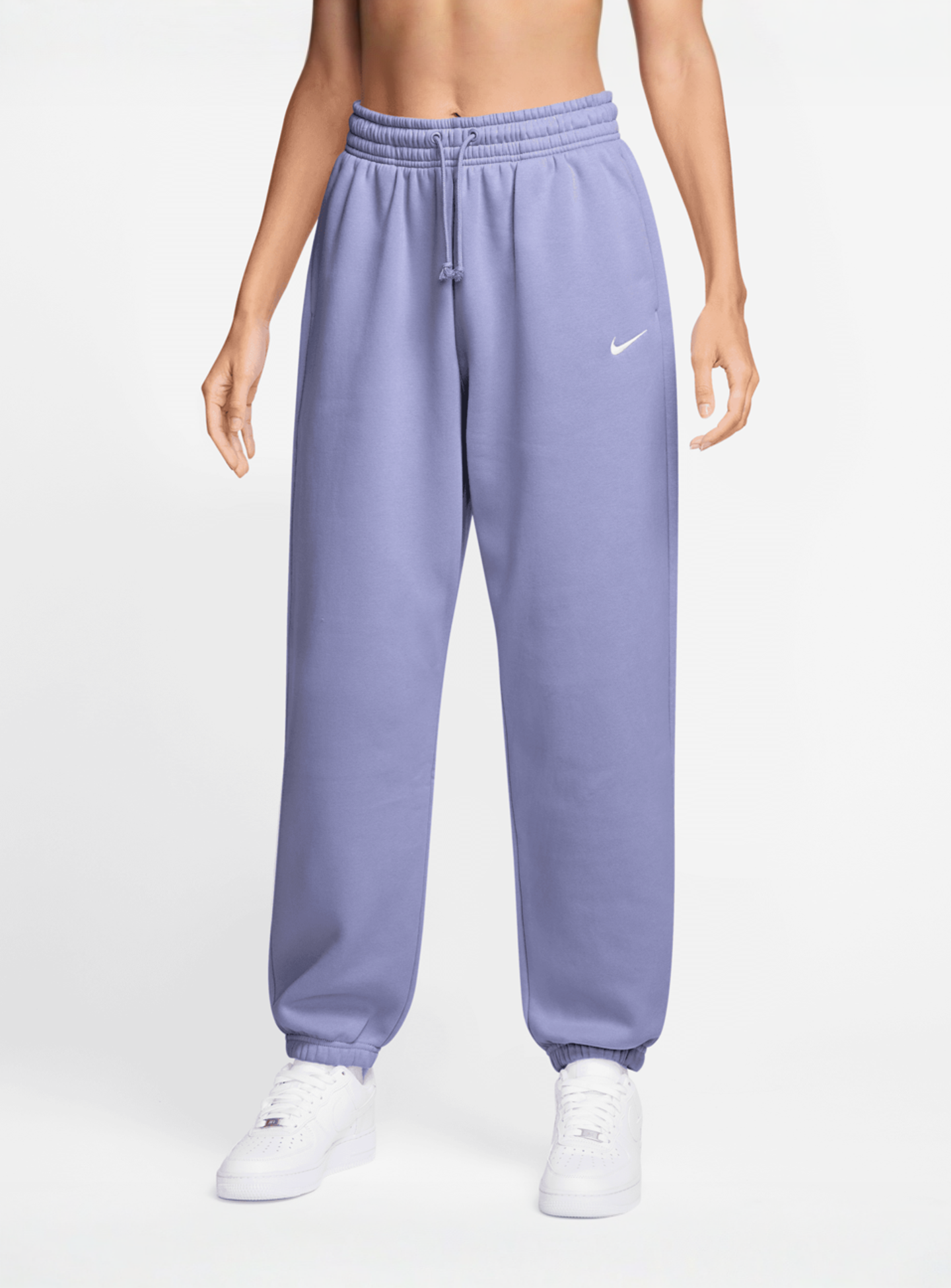 Nike, Sportswear Phoenix Fleece High Raised Oversize Pant, purple, Image 1 of 3