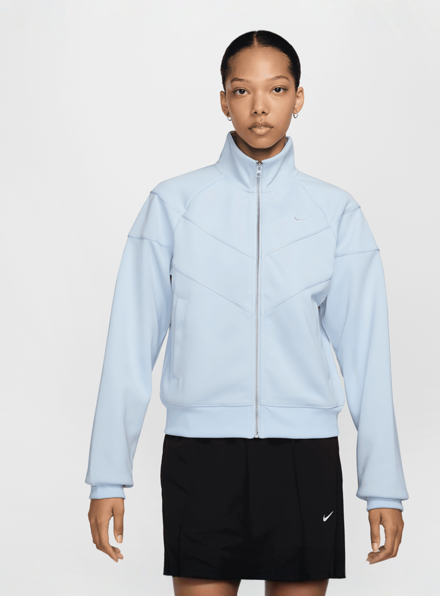 Nike, Sportswear Windrunner Poly Knit Jacket, blue, Image 1 of 3