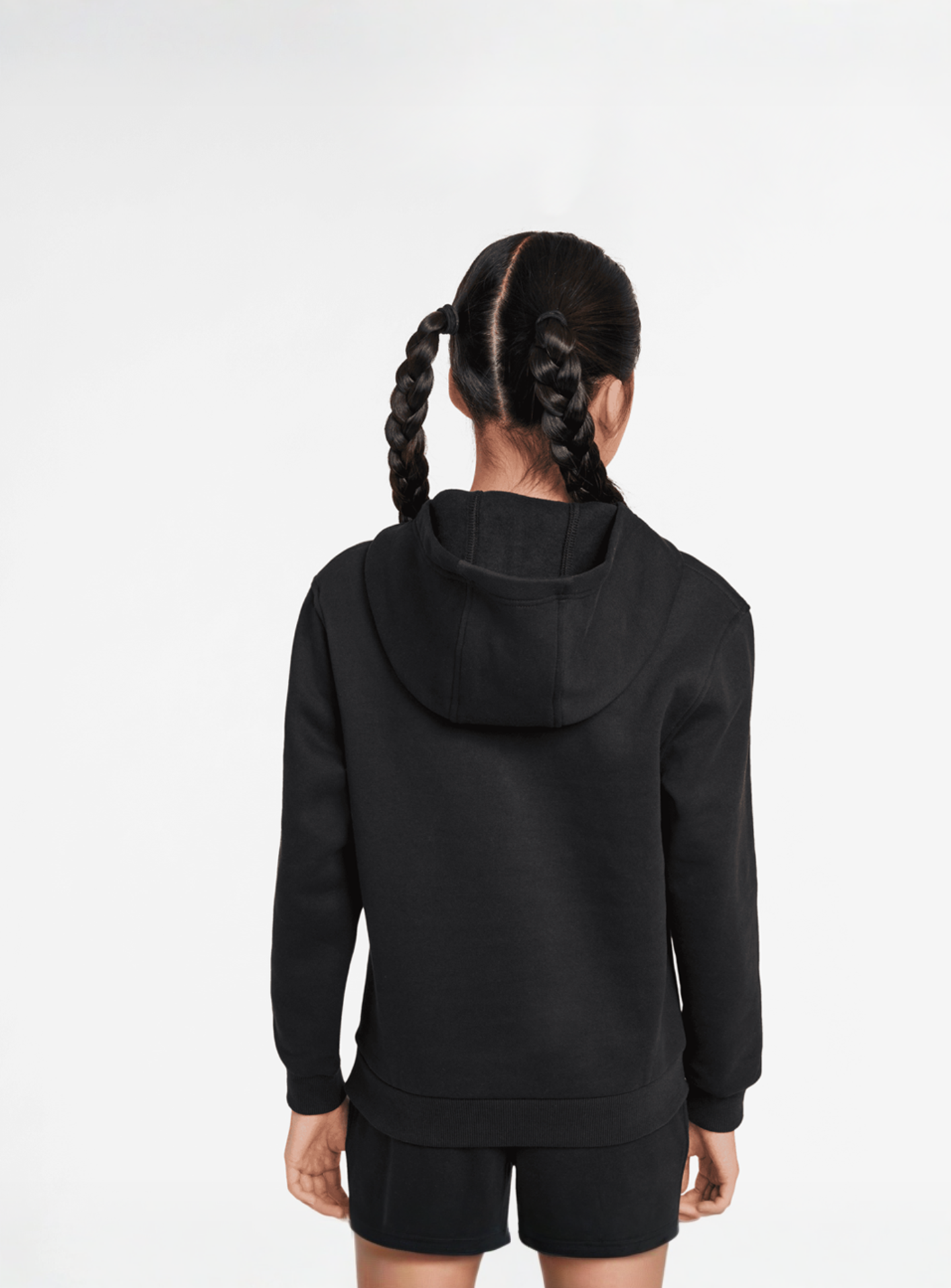 Nike, Junior Sportswear Club Fleece Hoodie, black, Image 2 of 3
