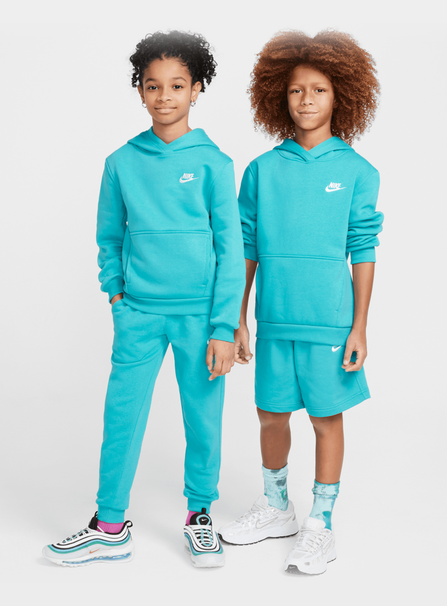 Nike, Junior Sportswear Club Fleece Hoodie, blue, Image 7 of 7
