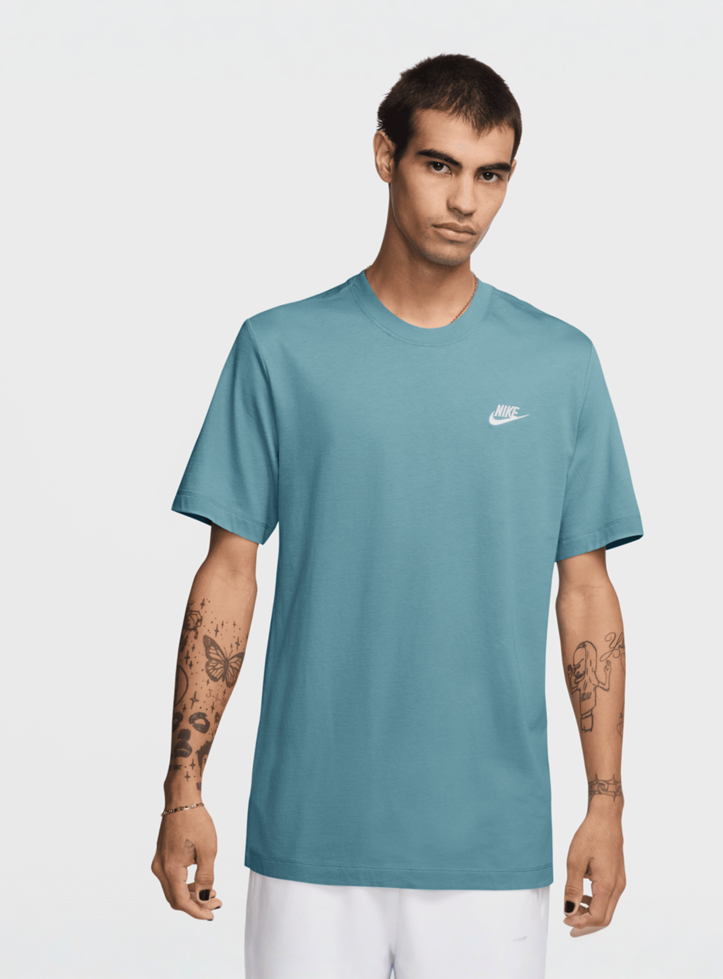 Nike, Sportswear Club Tee, blue, Image 1 of 3