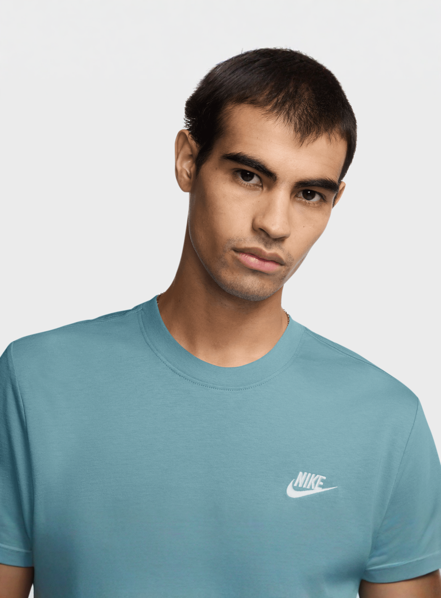 Nike, Sportswear Club Tee, blue, Image 3 of 3