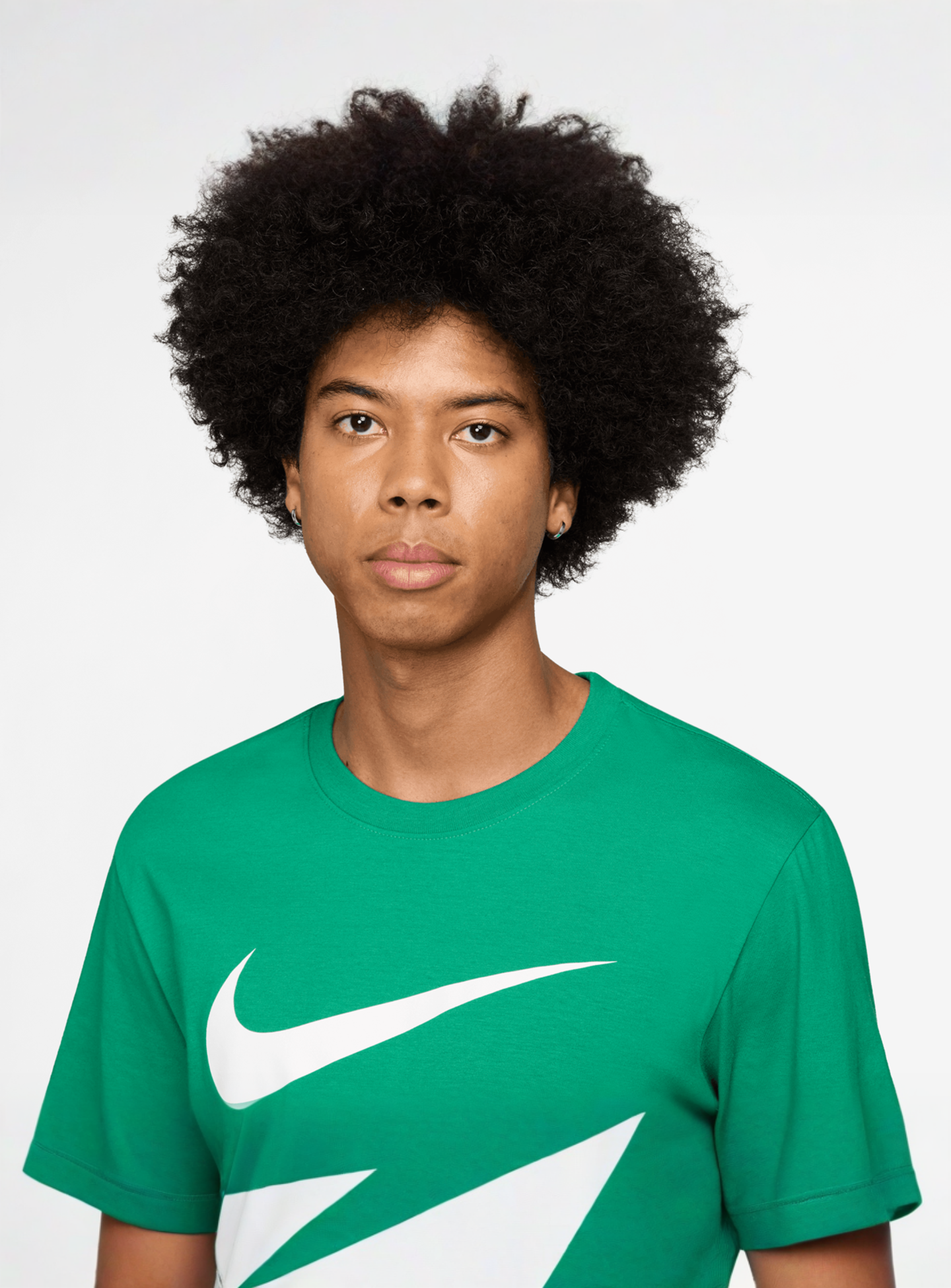 Nike, Sportswear Tee Icon Swoosh, green, Image 3 of 3