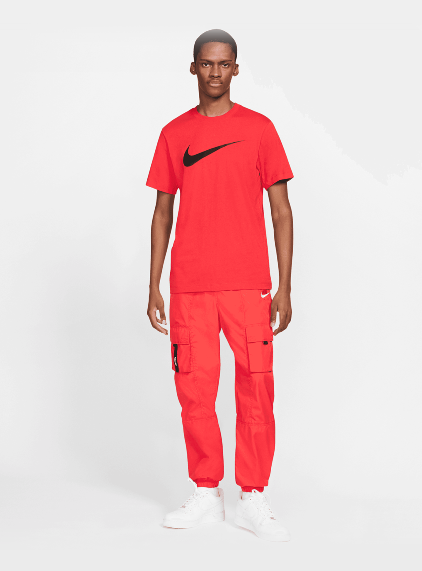 Nike, Sportswear Tee Icon Swoosh, red, Image 4 of 4