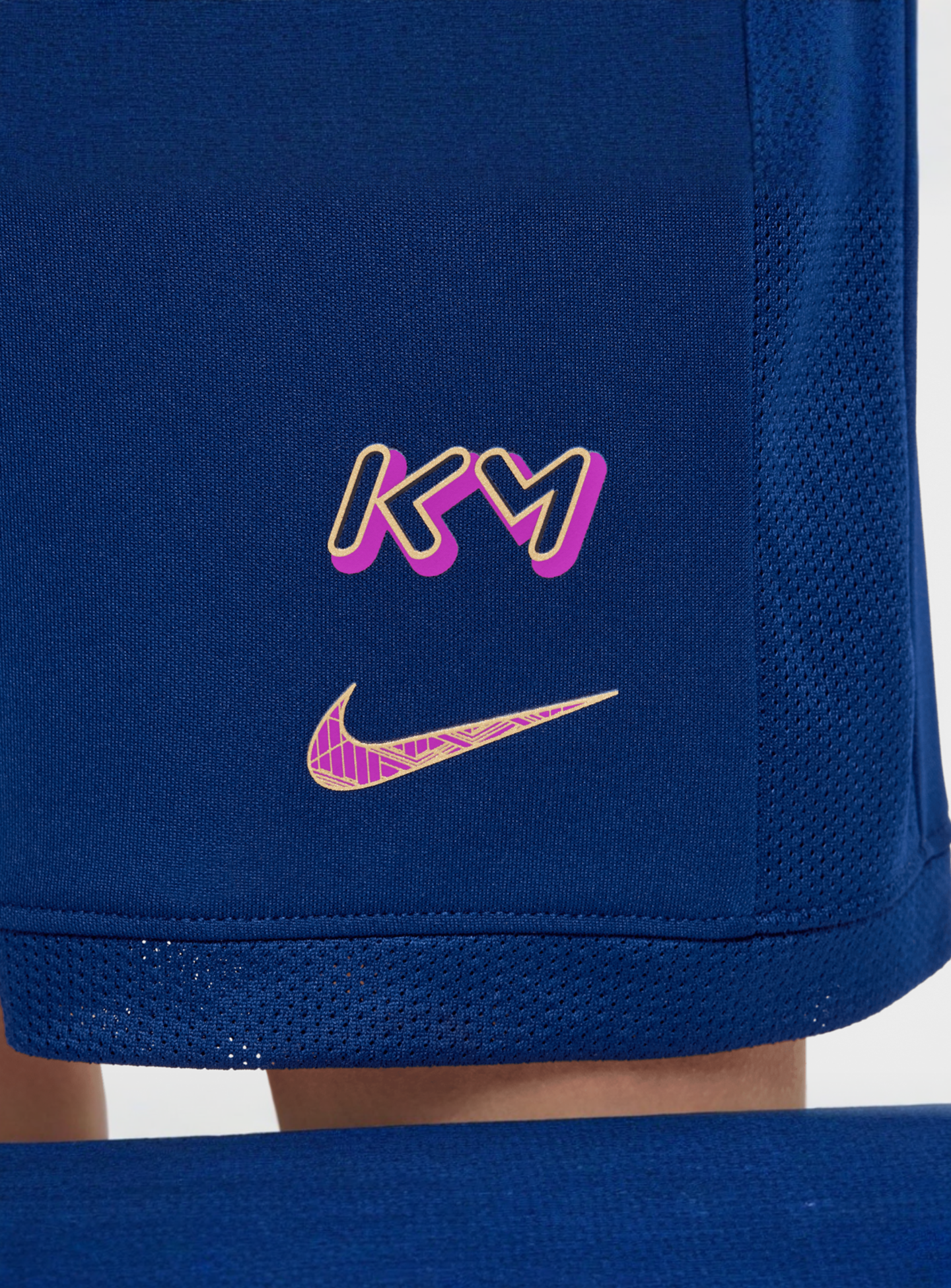 Nike, Kylian Mbappe KM Academy25 Dri-FIT Shorts, blue, Image 5 of 6