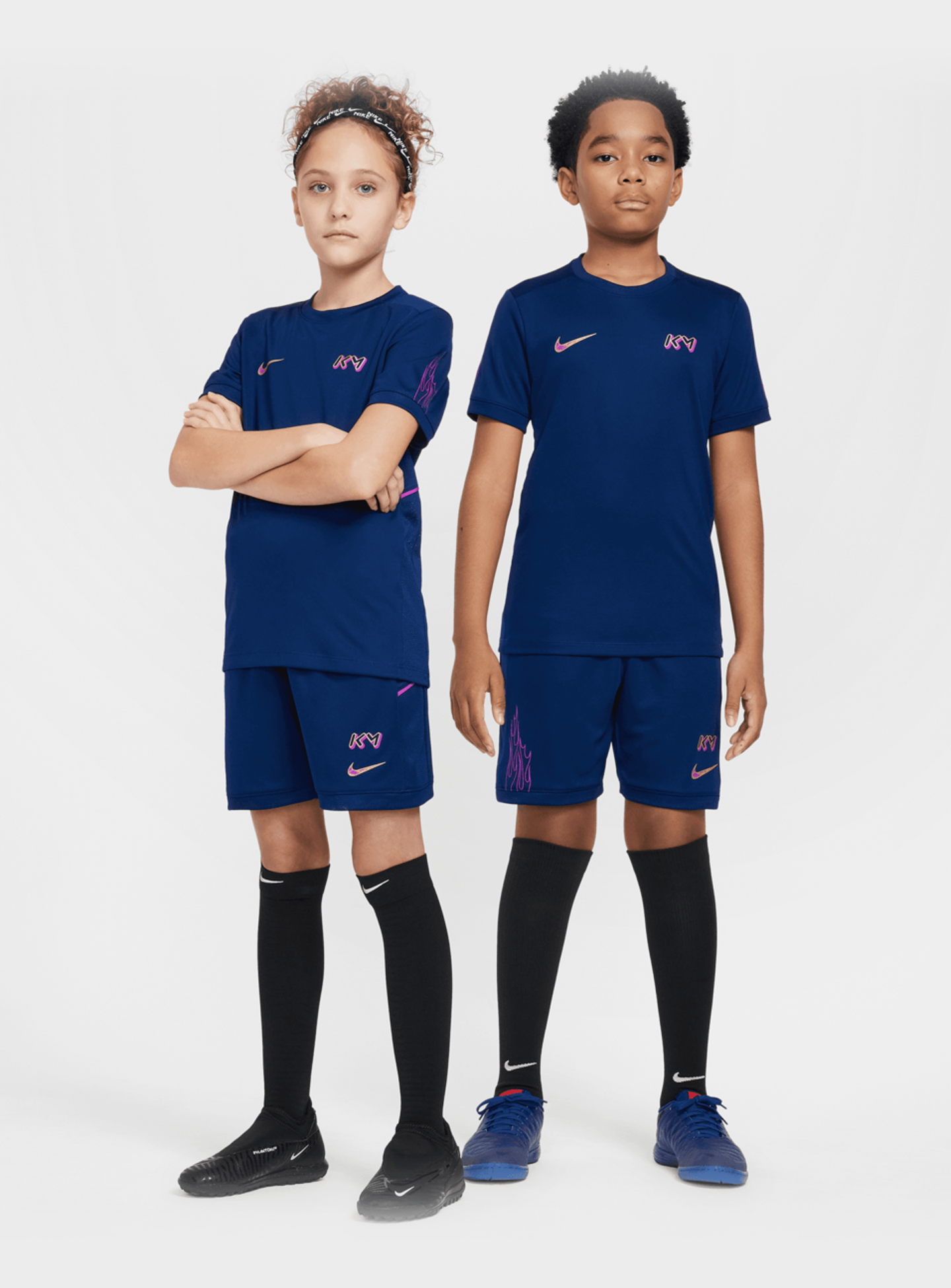 Nike, Kylian Mbappe KM Academy25 Dri-FIT Shorts, blue, Image 6 of 6