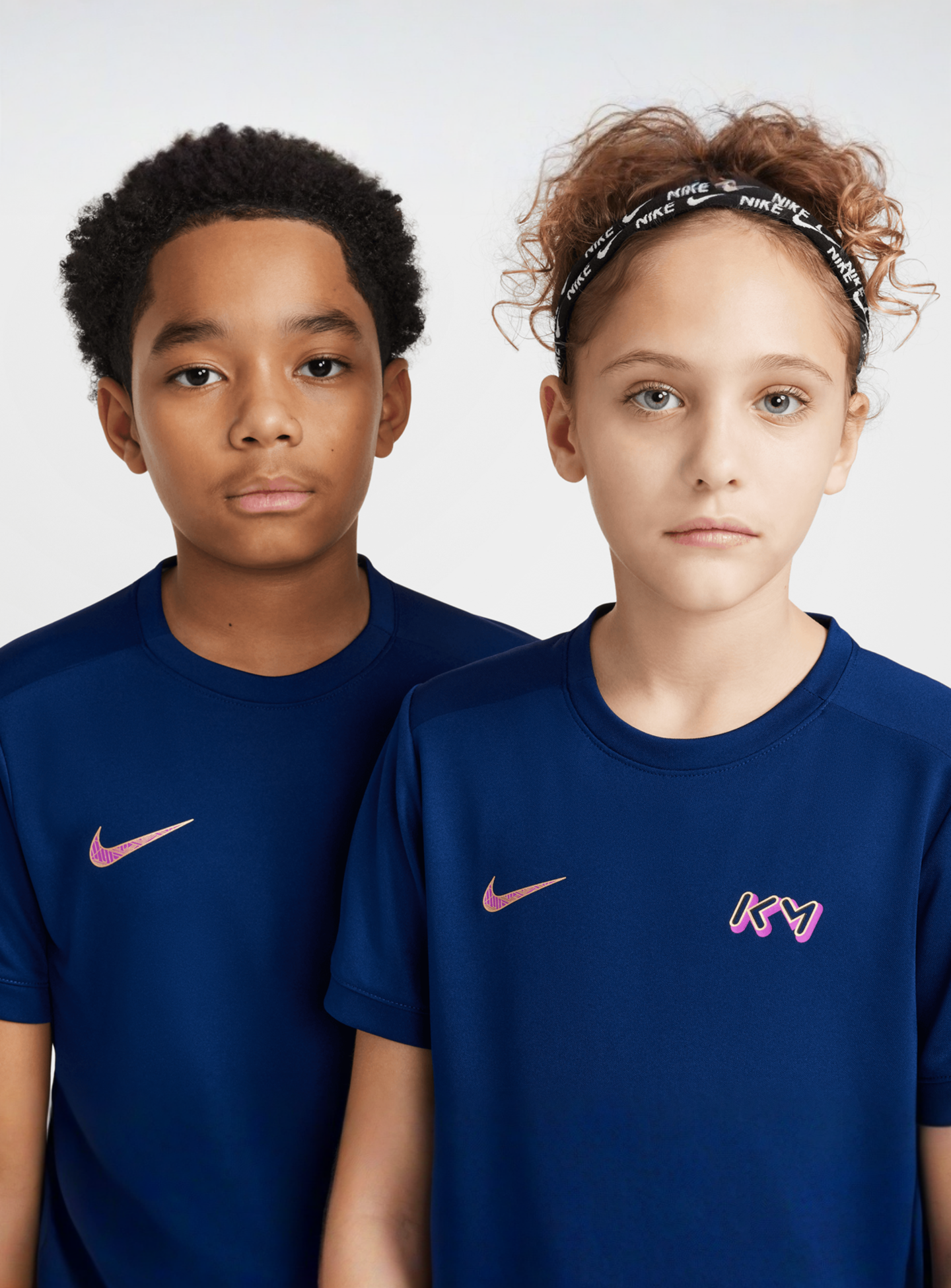 Nike, Kylian Mbappe KM Academy25 Dri-FIT Jersey, blue, Image 3 of 8