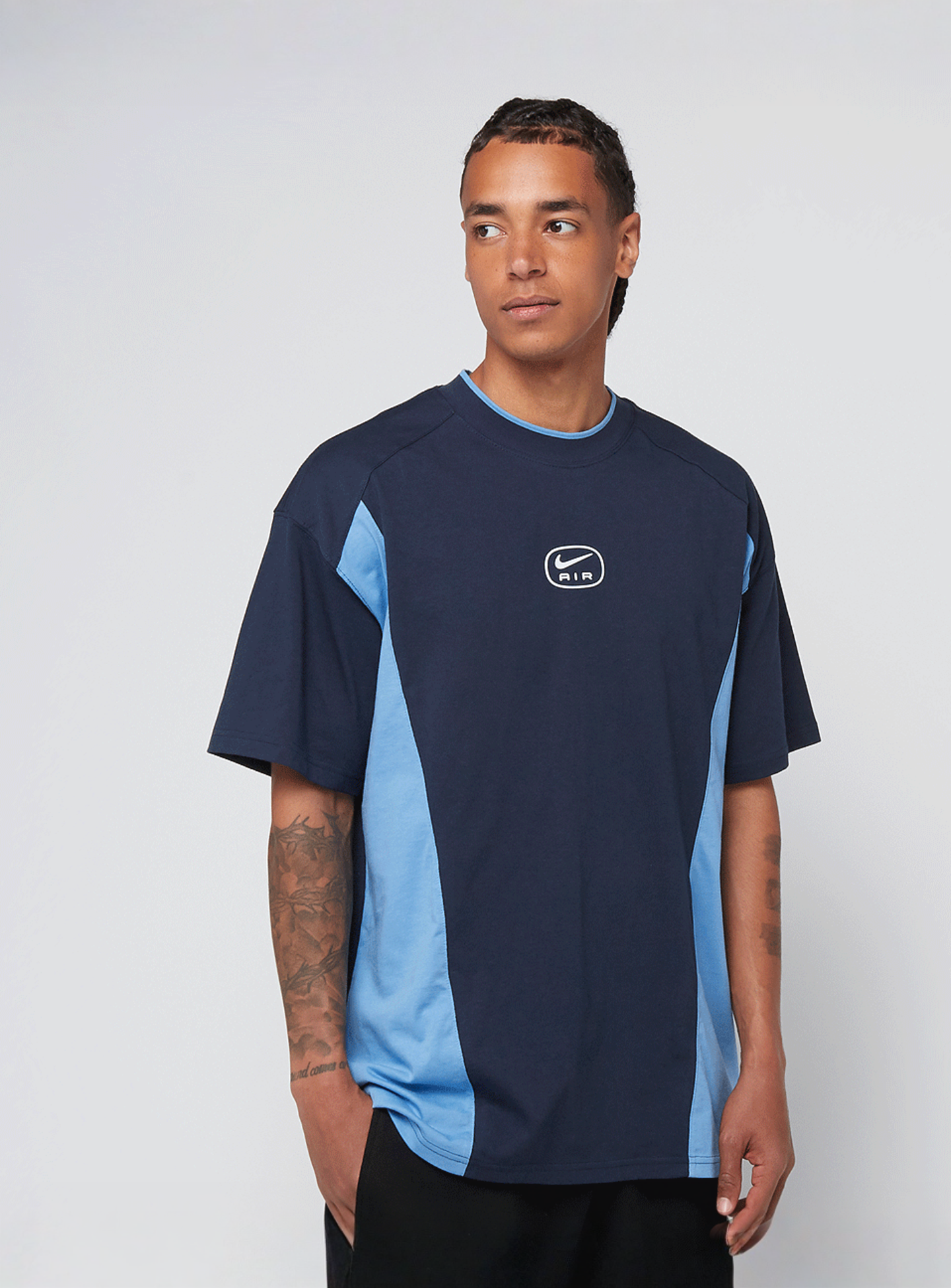 Nike, Sportswear Air Fit Top, blue, Image 1 of 6