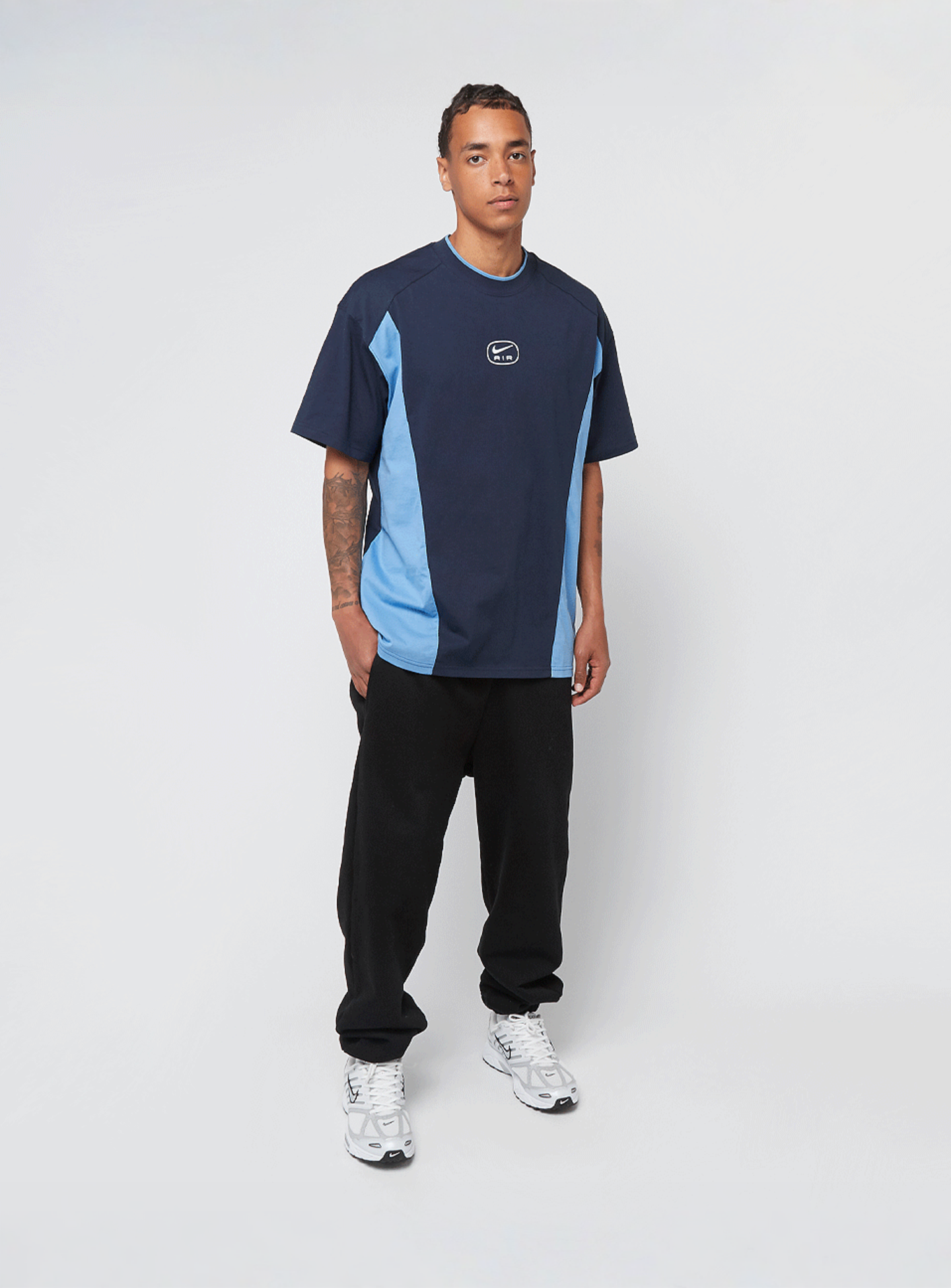 Nike, Sportswear Air Fit Top, blue, Image 6 of 6