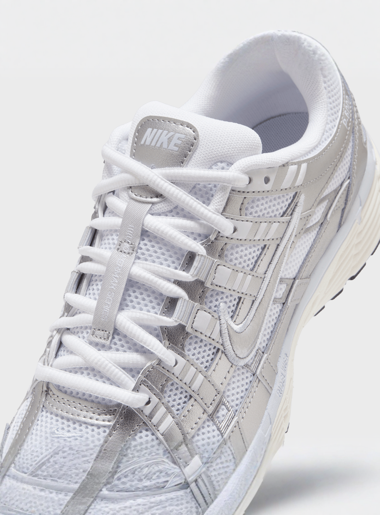 Nike, P-6000, white, Image 7 of 8