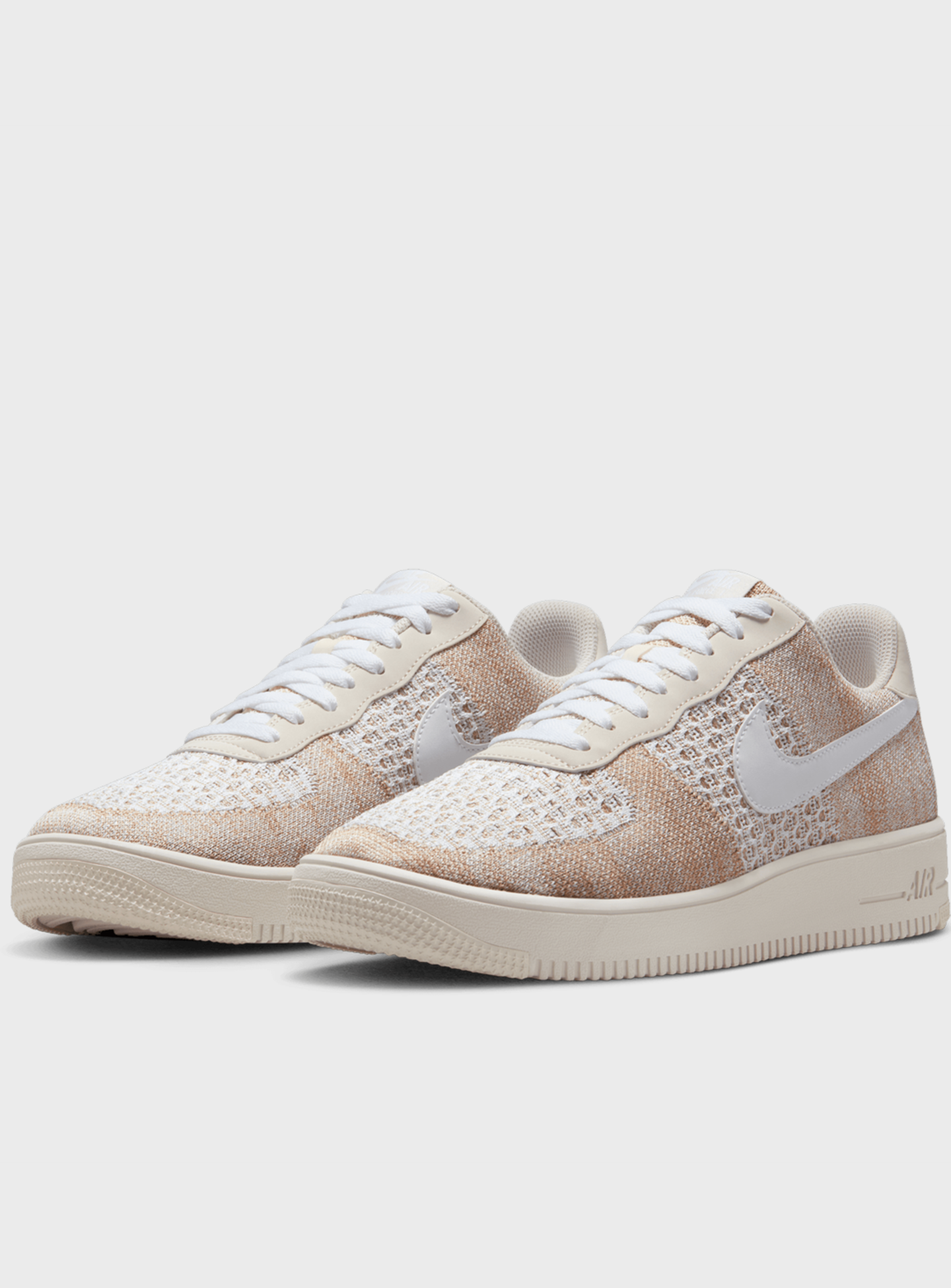 Nike, Air Force 1Flyknit 2.0, beige, Image 4 of 8