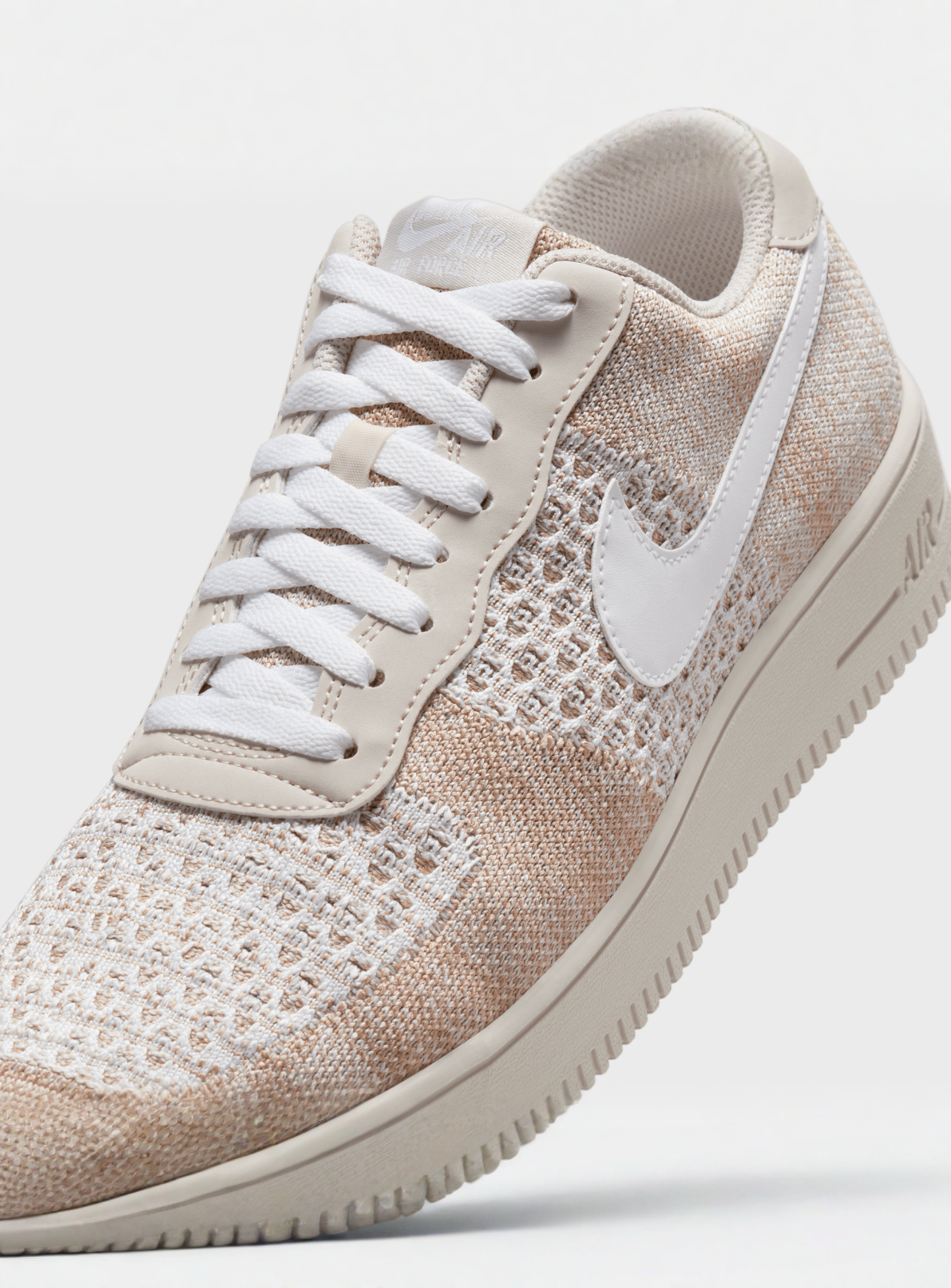 Nike, Air Force 1Flyknit 2.0, beige, Image 7 of 8