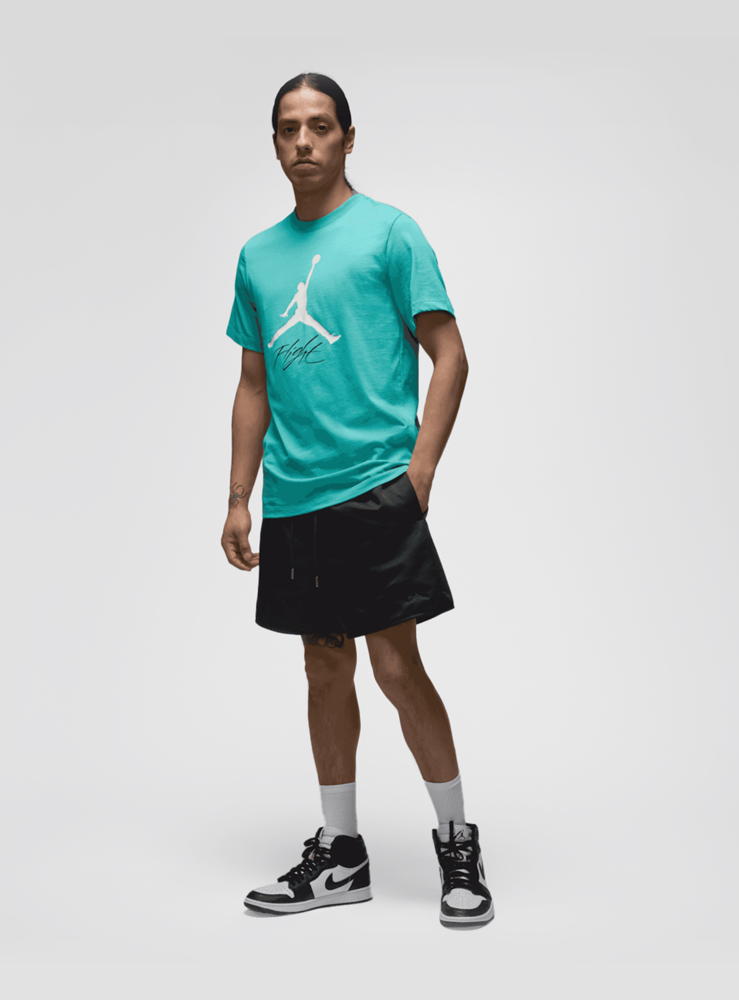 Jordan, Jumpman Flight T-Shirt, turquoise, Image 5 of 5