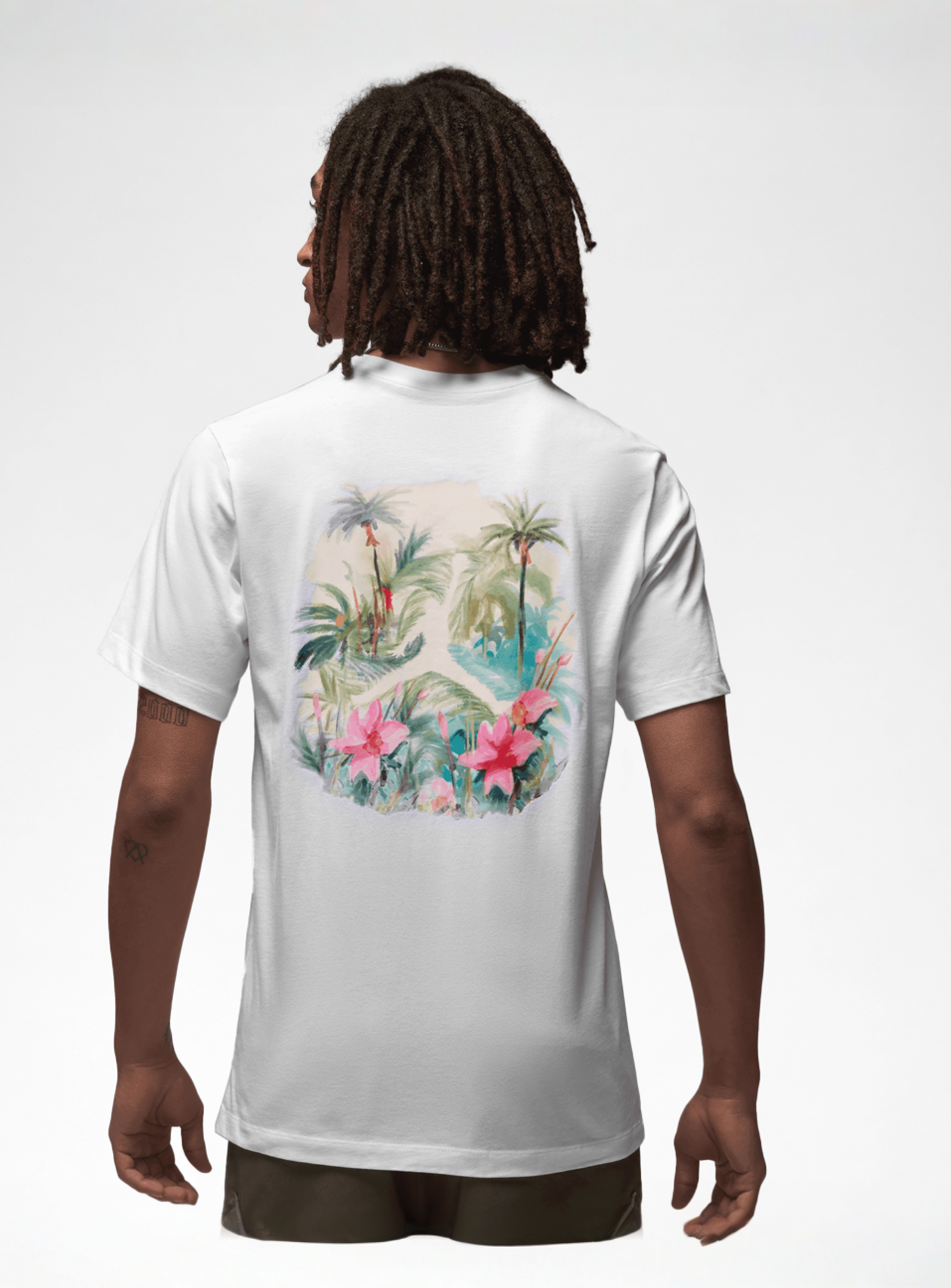 Jordan, Flight Essentials Tee, white, Image 2 of 5