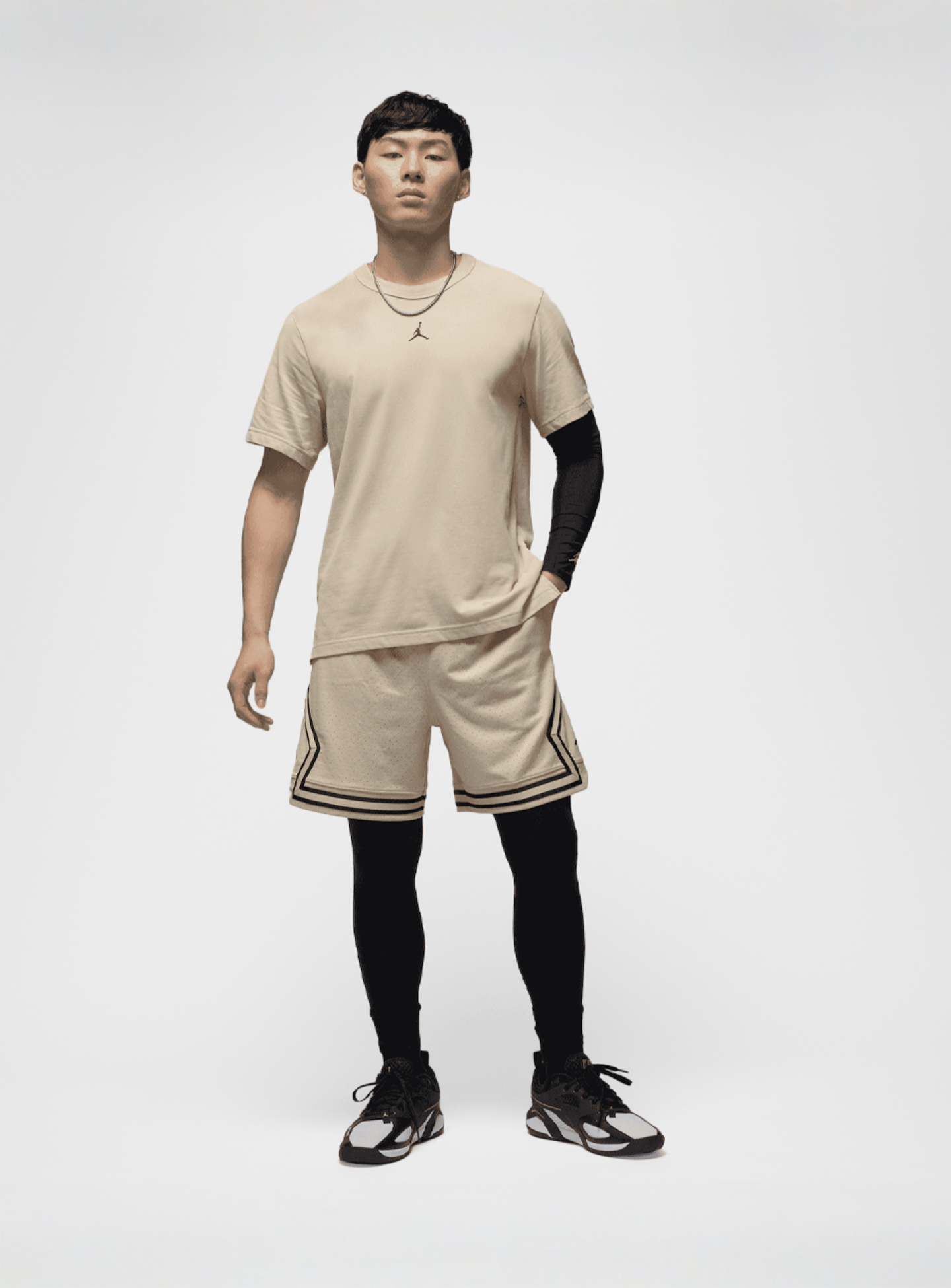Jordan, Sport Dri-FIT Diamond Mesh-Shorts, beige, Image 6 of 6