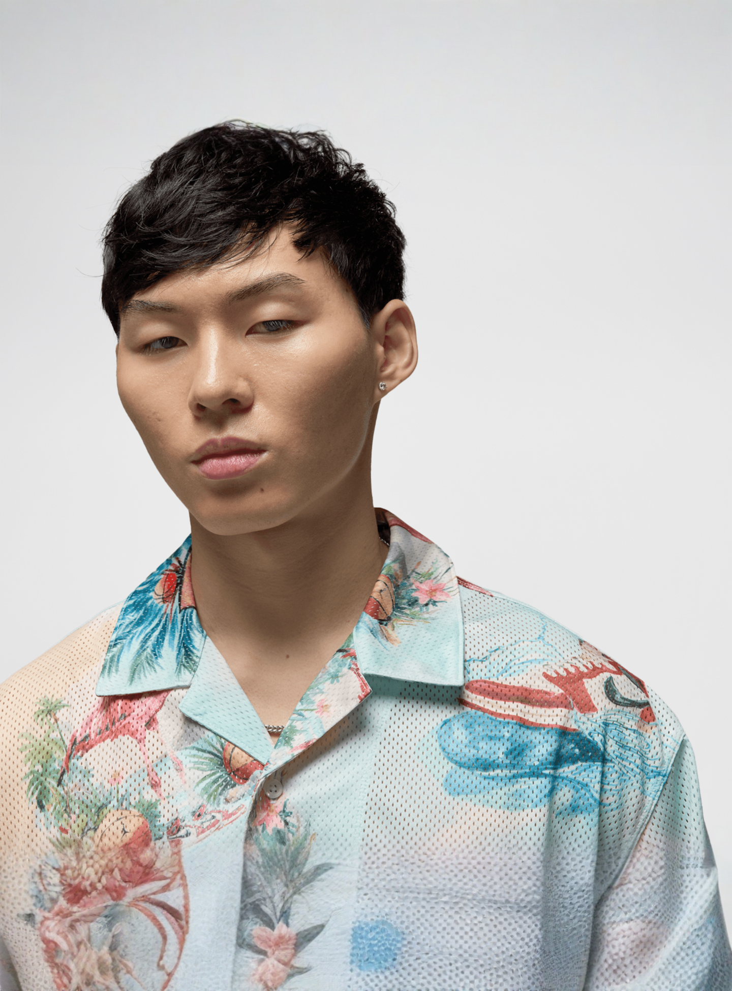 Jordan, Essentials All Over Print Camp Top, multi-colour, Image 3 of 5