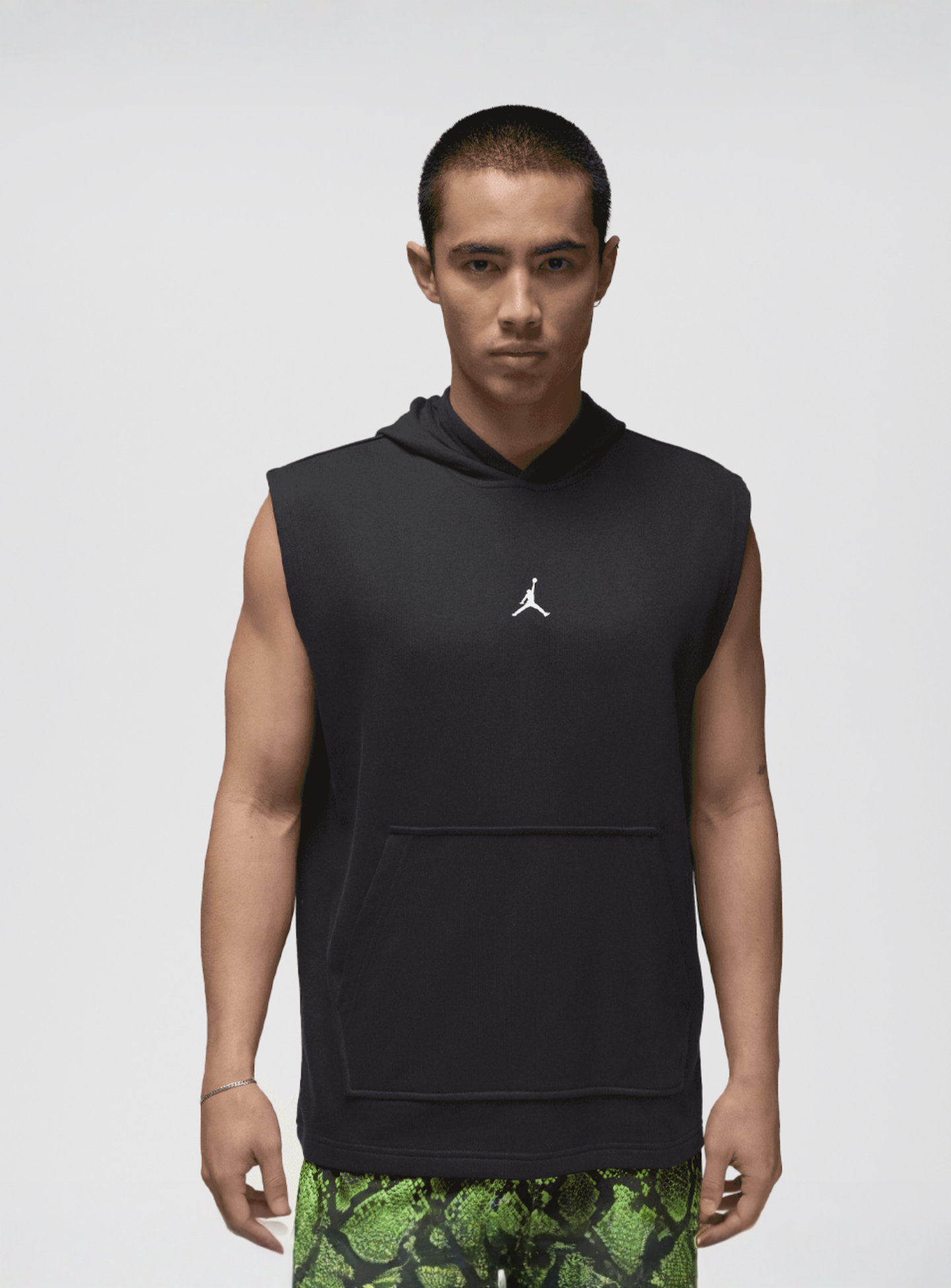 Jordan, Sport Crossover-Fleece Sleeveless Dri-FIT Hoodie, black, Image 1 of 7