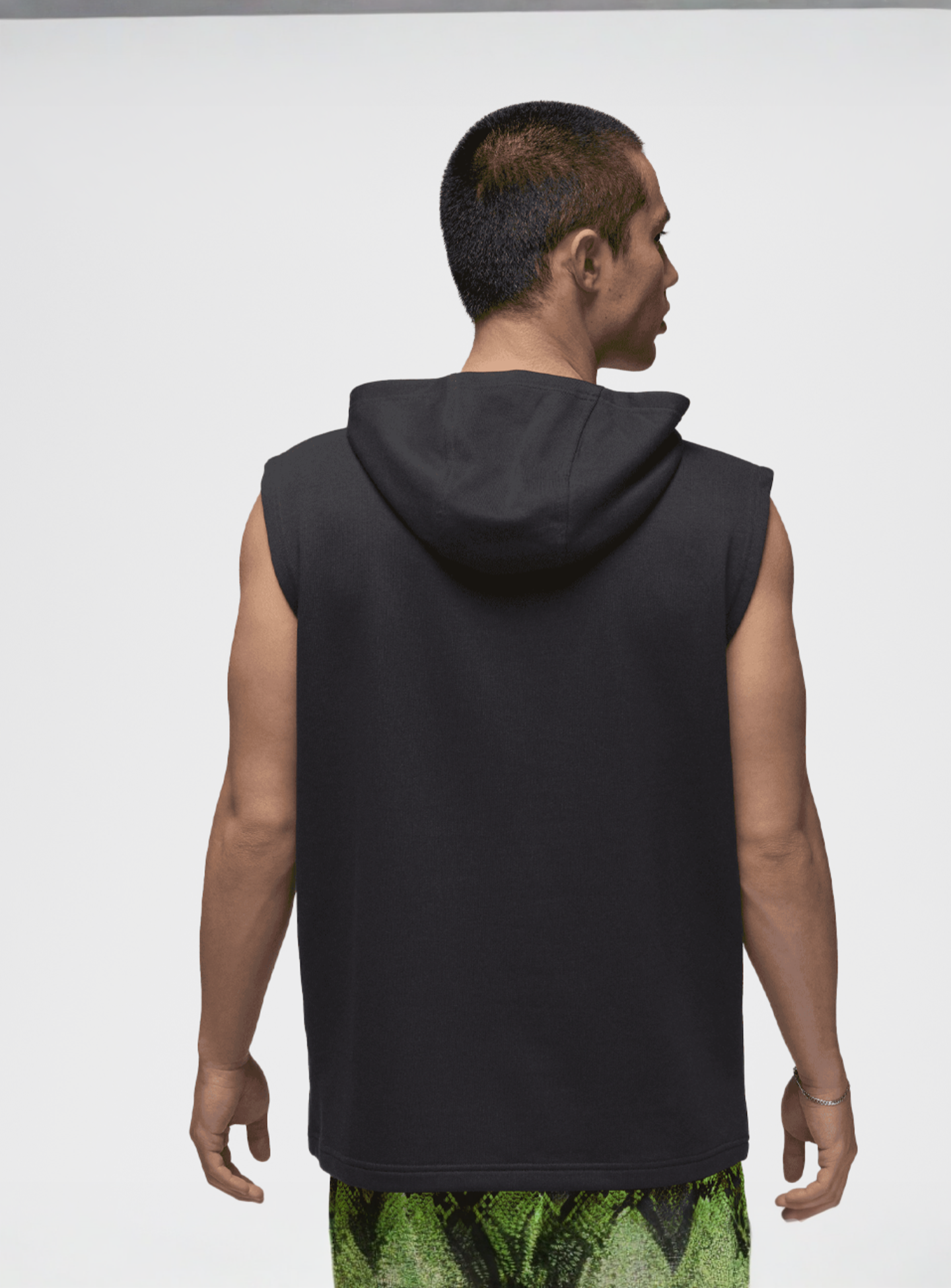 Jordan, Sport Crossover-Fleece Sleeveless Dri-FIT Hoodie, black, Image 2 of 7