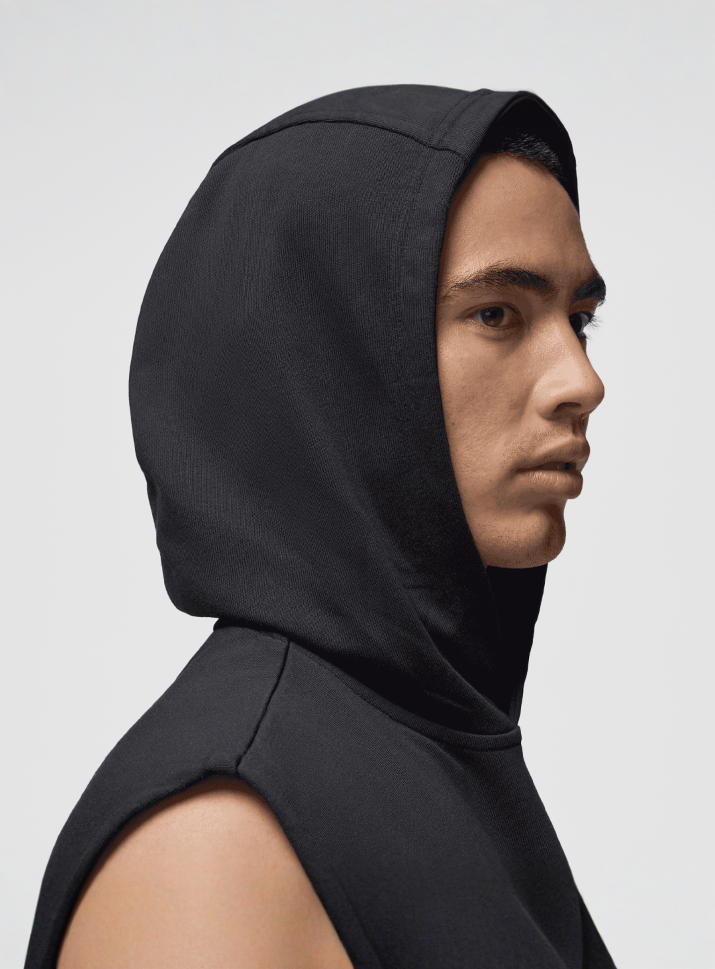 Jordan, Sport Crossover-Fleece Sleeveless Dri-FIT Hoodie, black, Image 3 of 7