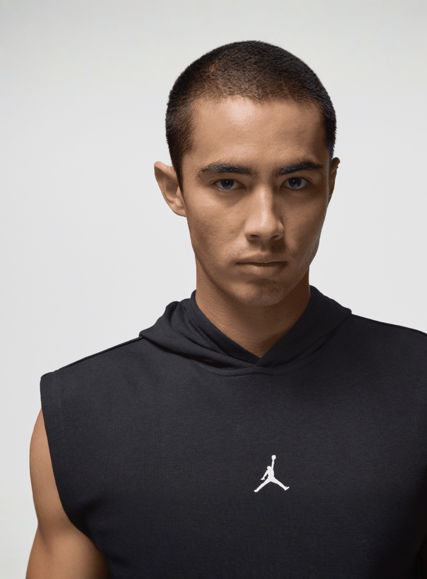 Jordan, Sport Crossover-Fleece Sleeveless Dri-FIT Hoodie, black, Image 4 of 7