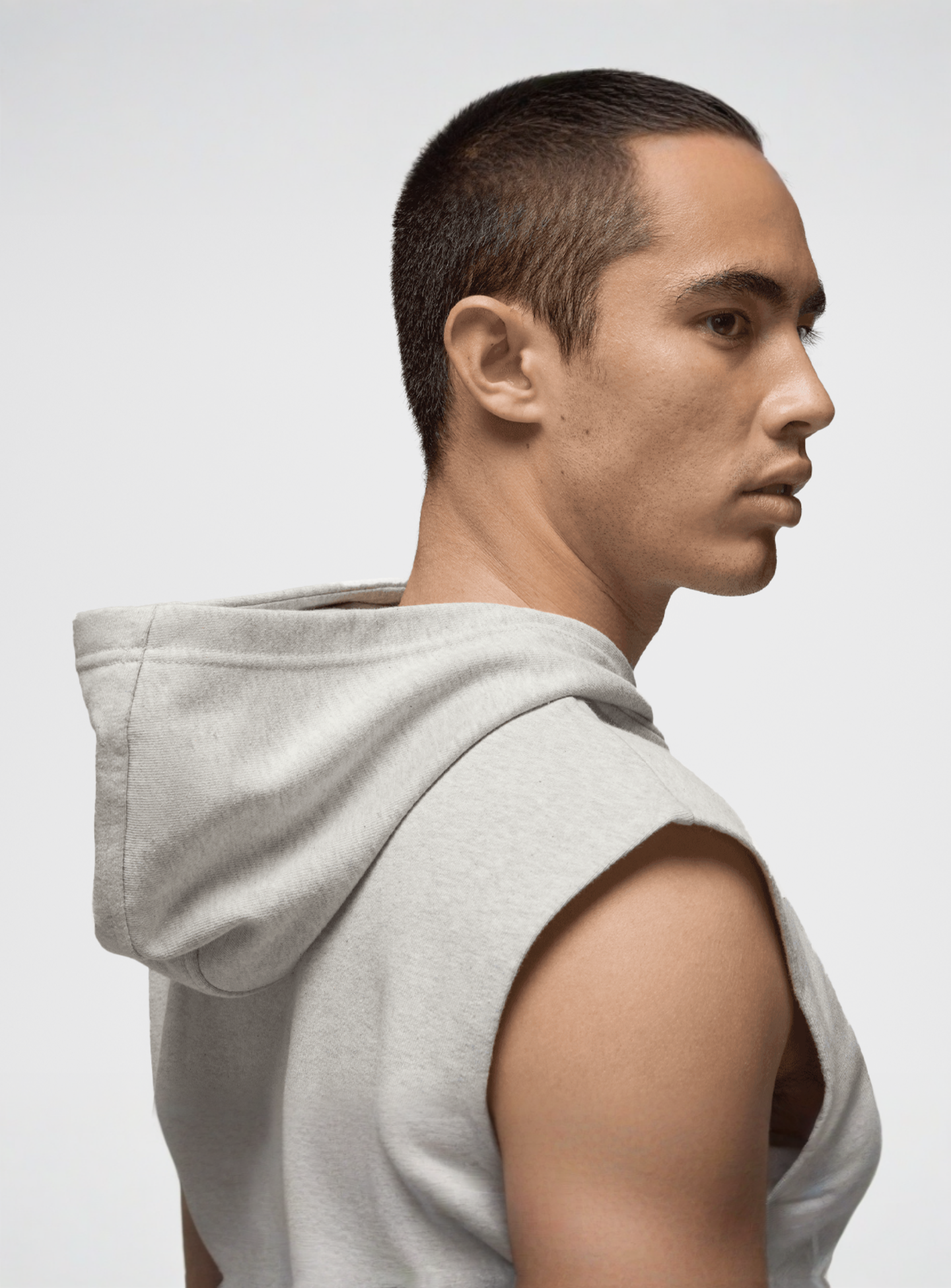 Jordan, Sport Crossover-Fleece Sleeveless Dri-FIT Hoodie, grey, Image 3 of 7