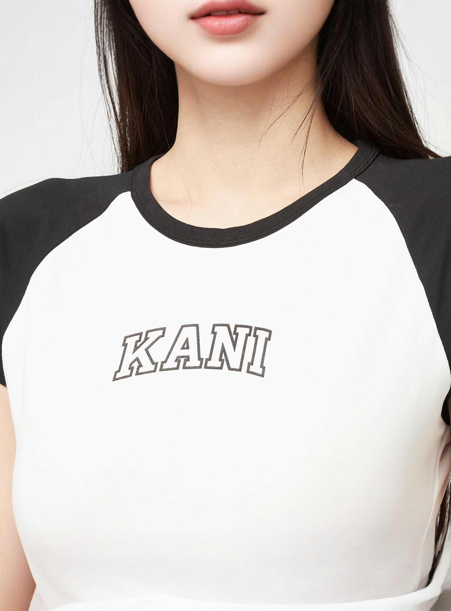Karl Kani, Collage Print Tiny Raglan T-Shirt, white, Image 3 of 4
