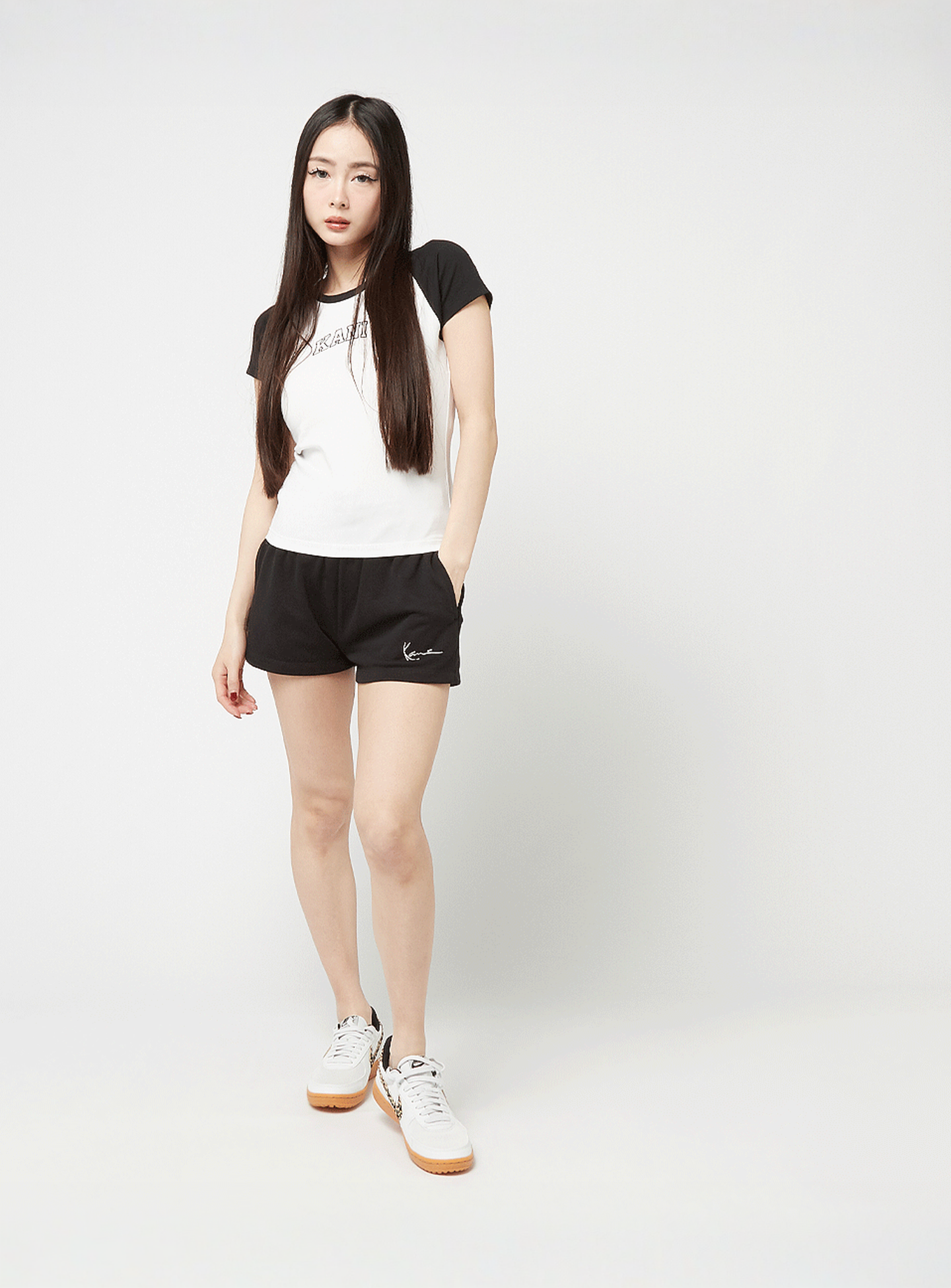 Karl Kani, Collage Print Tiny Raglan T-Shirt, white, Image 4 of 4