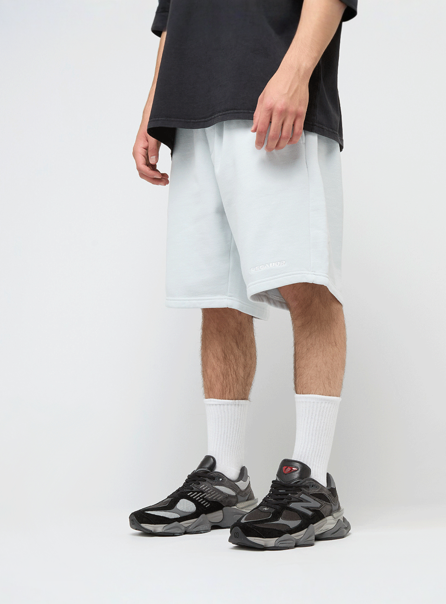 Pegador, Logo Heavy Sweat Shorts, blue, Image 1 of 4