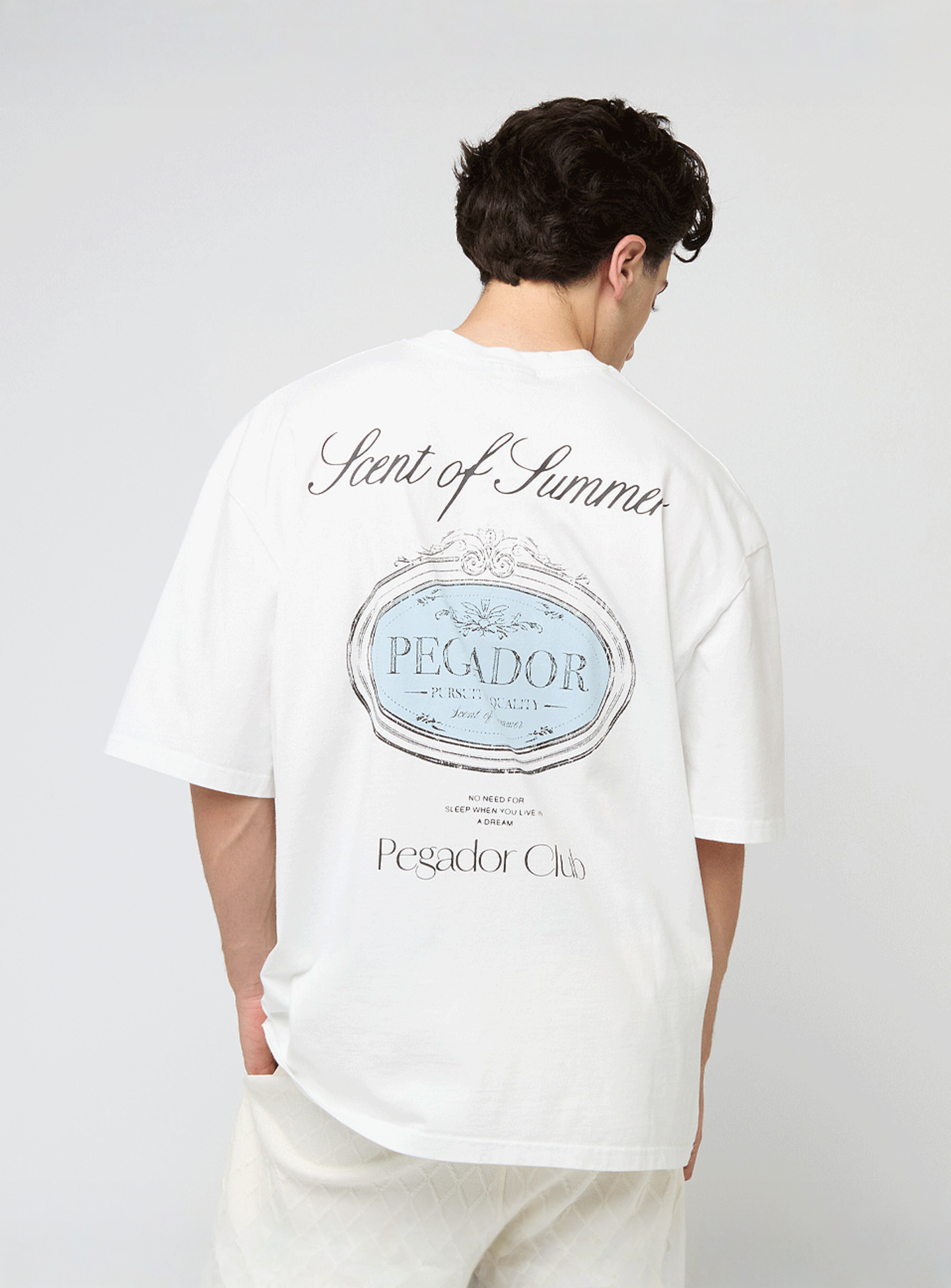 Pegador, Ramon Oversized Tee, white, Image 1 of 5