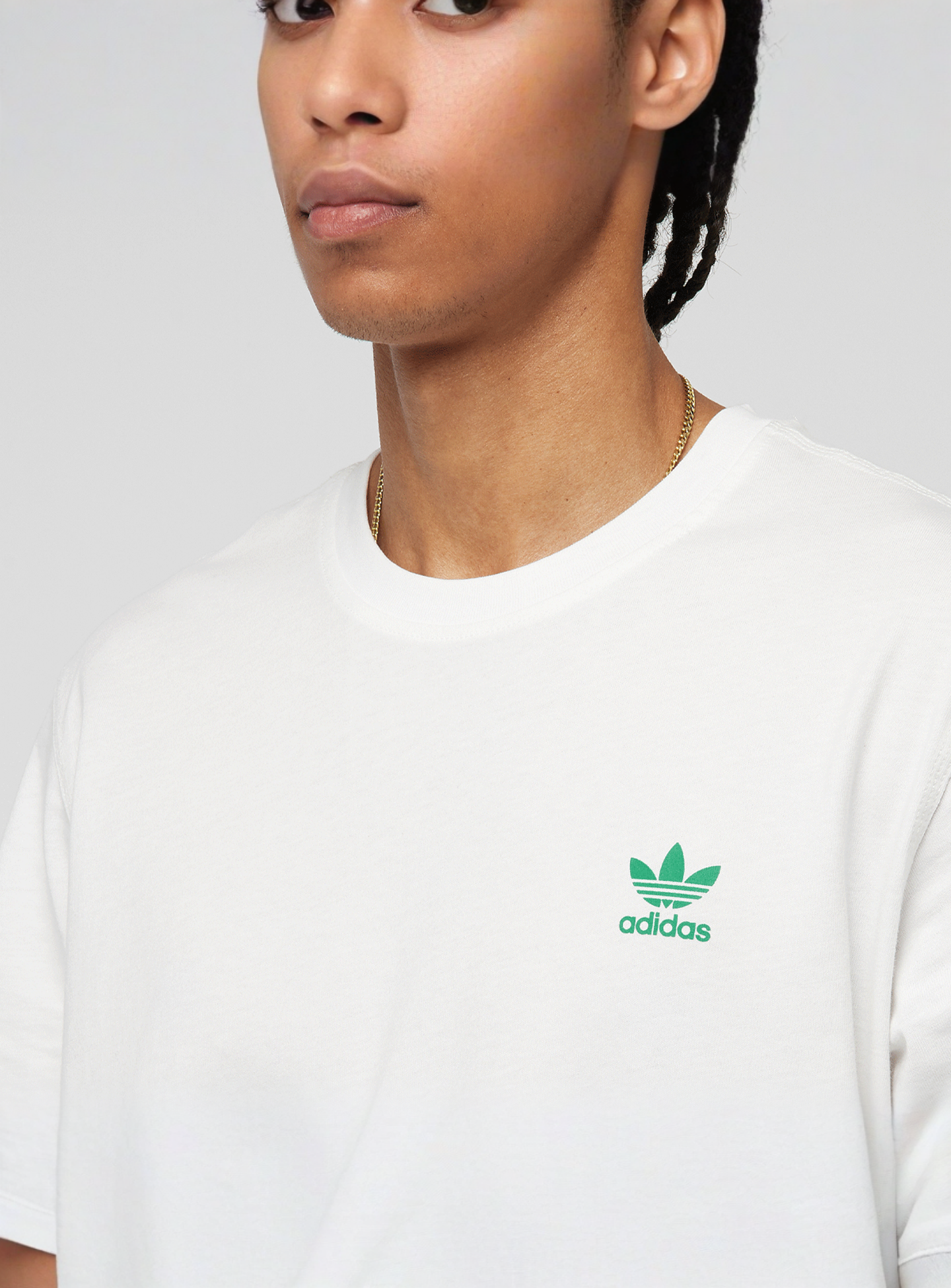 adidas Originals, Trefoil Backprint T-Shirt, white, Image 3 of 5