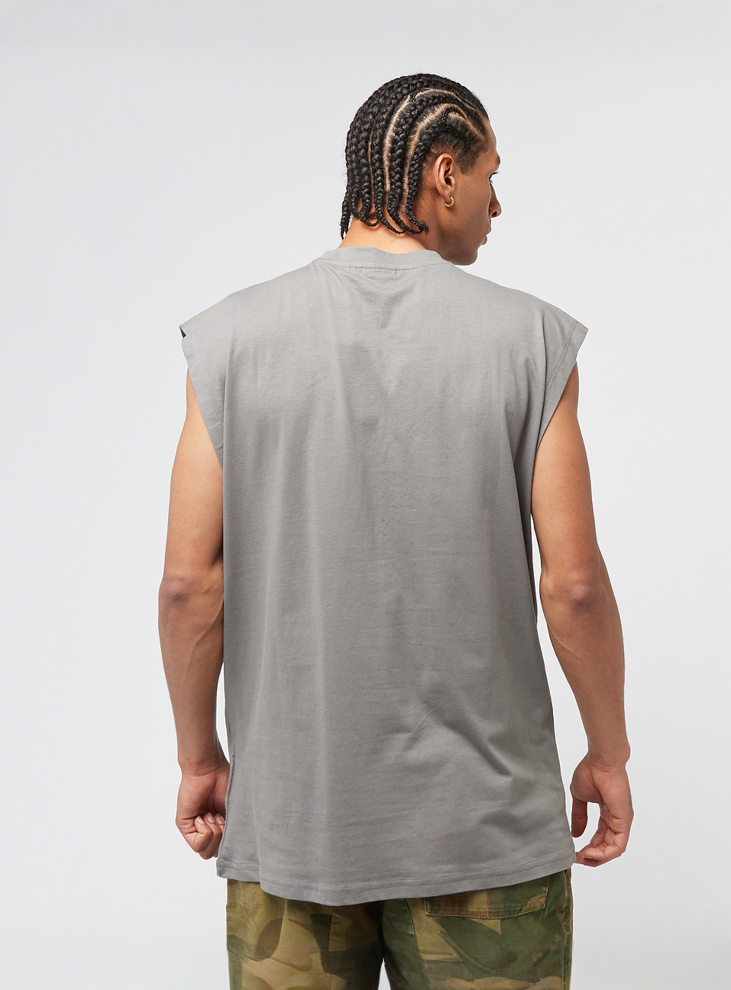 Karl Kani, Signature Sleeveless T-Shirt, grey, Image 2 of 4