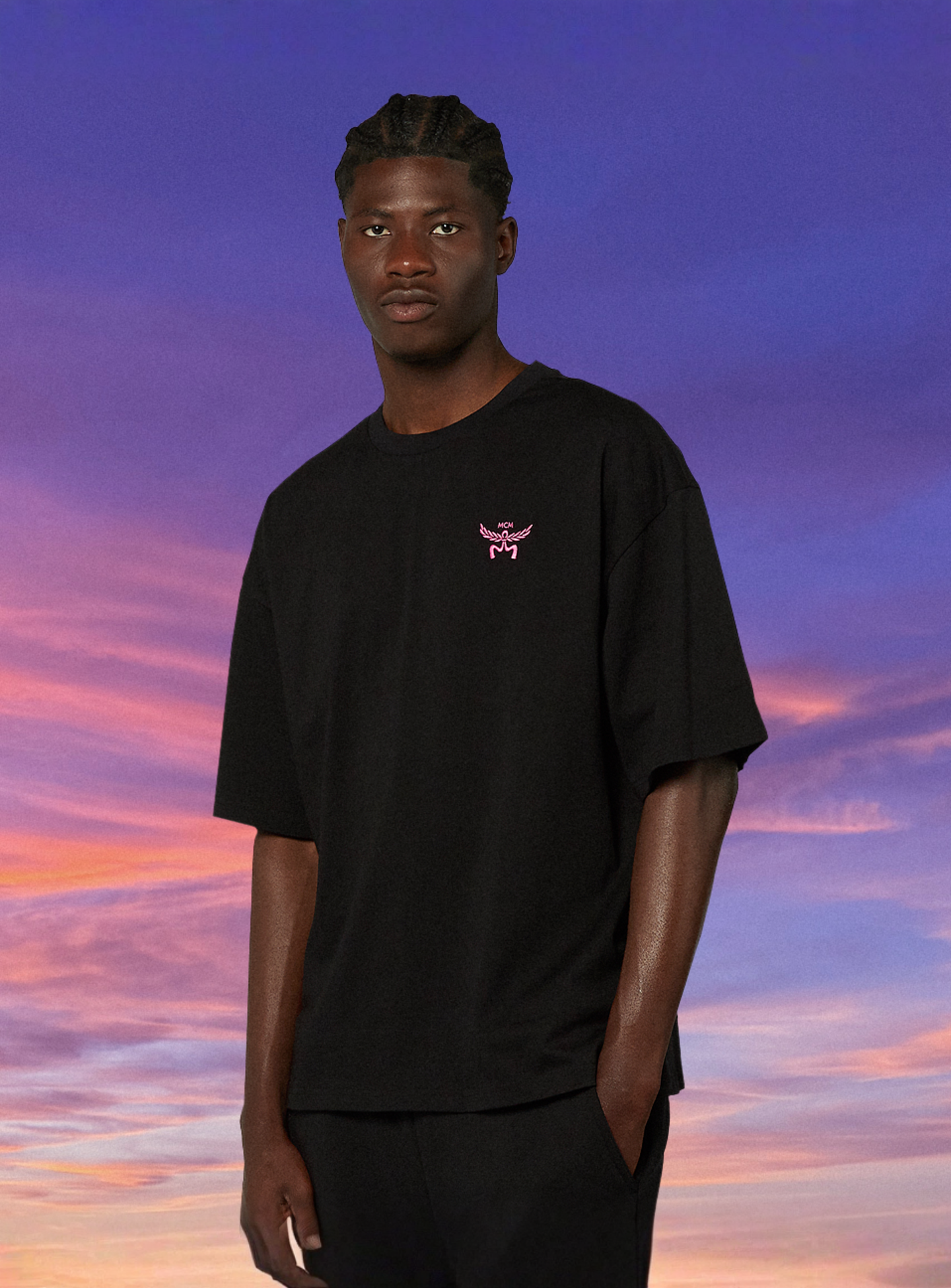 MCM x SNIPES, Miami T-Shirt, black, Image 2 of 7