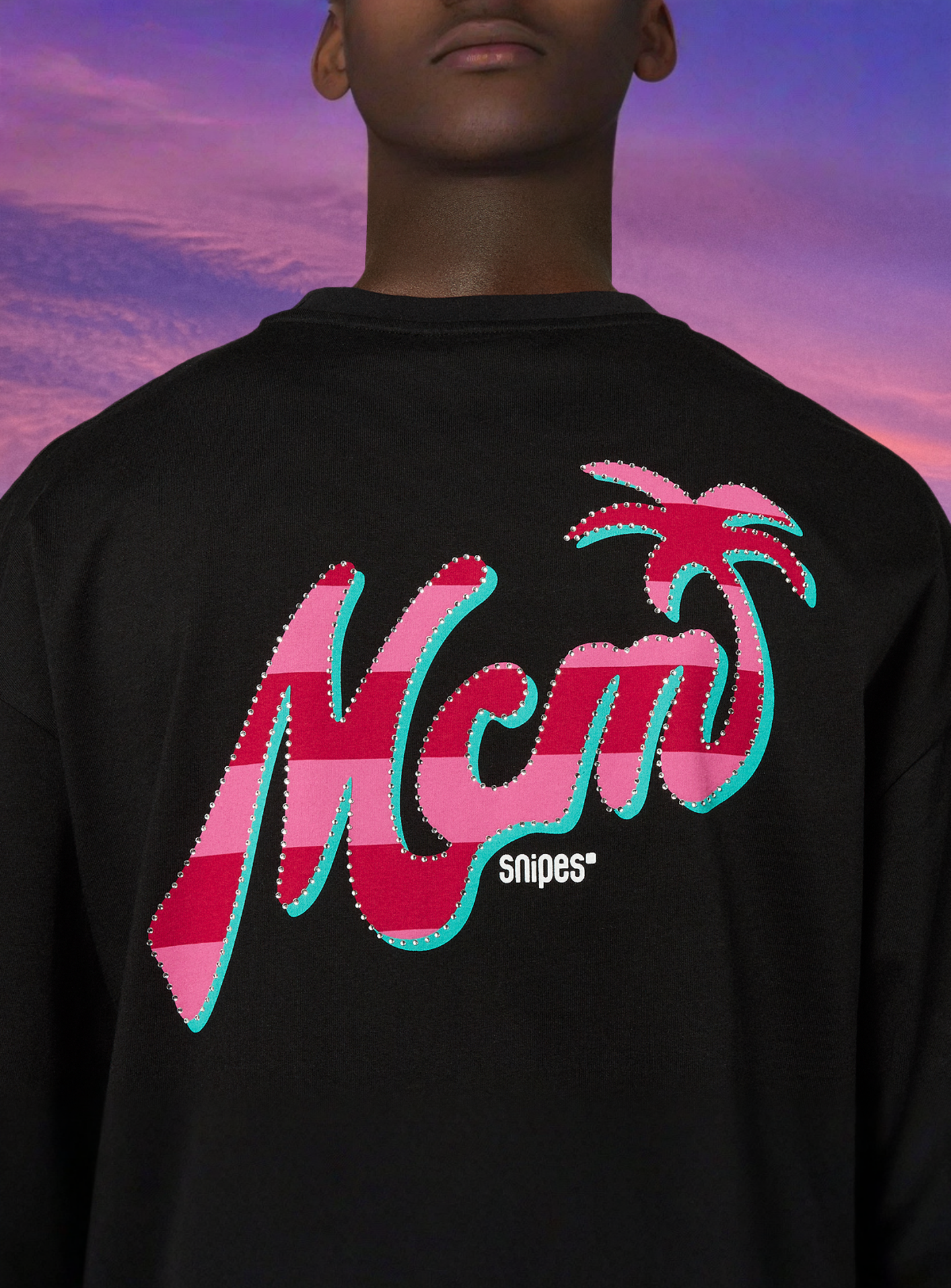 MCM x SNIPES, Miami T-Shirt, black, Image 5 of 7