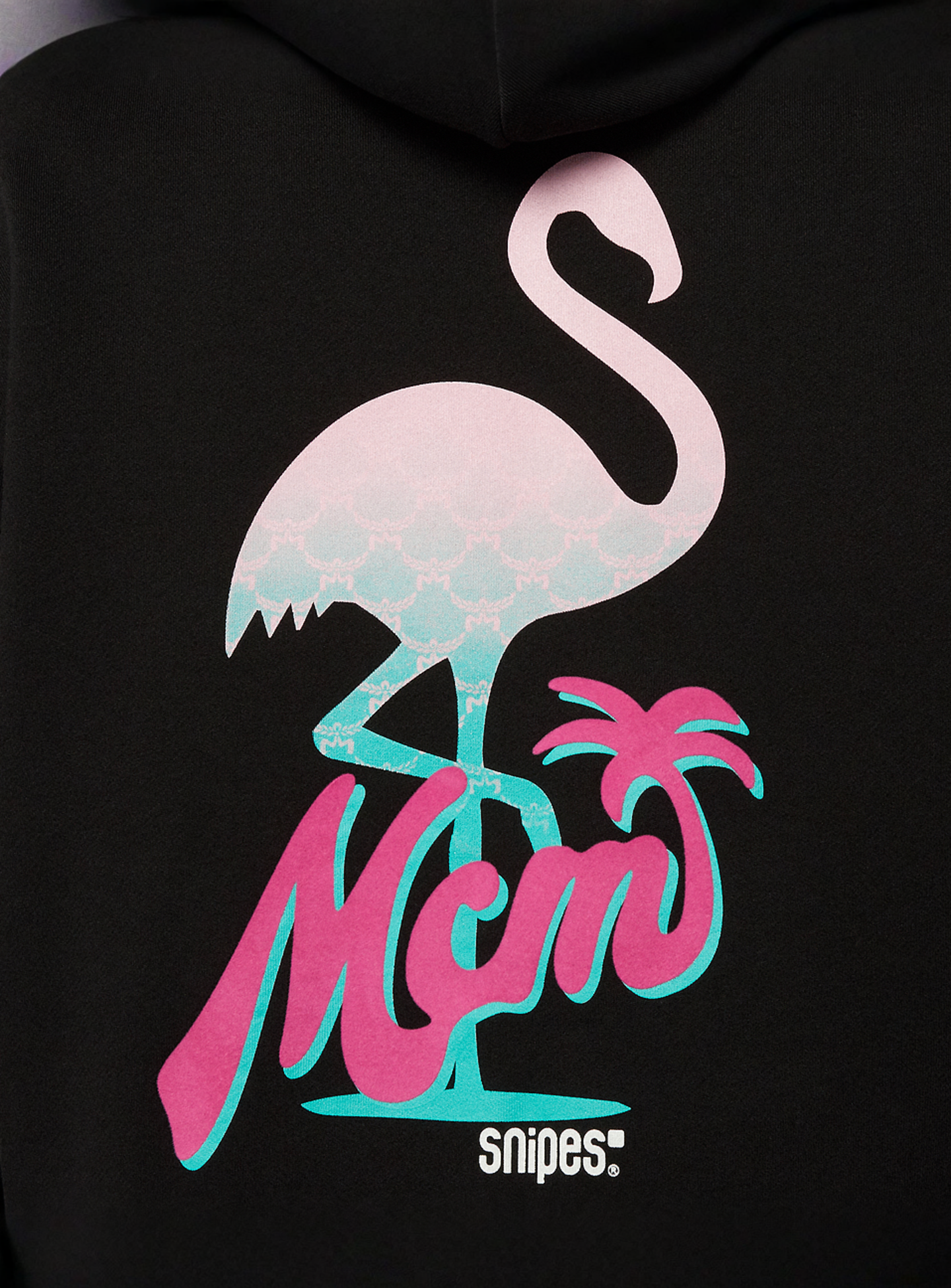 MCM x SNIPES, Flamingo Hoodie, black, Image 5 of 6