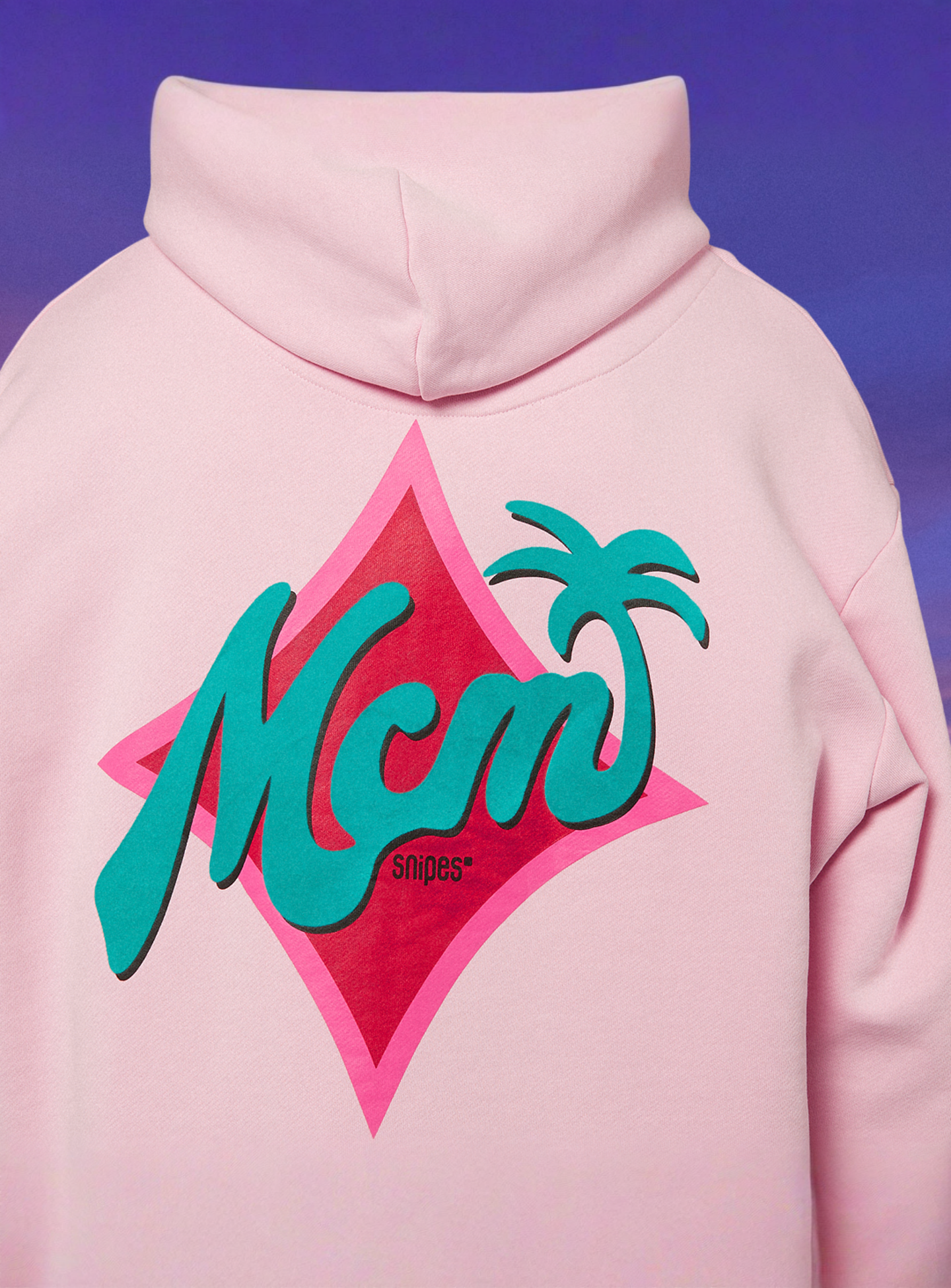 MCM x SNIPES, Palm Zip Hoodie, light pink, Image 4 of 6