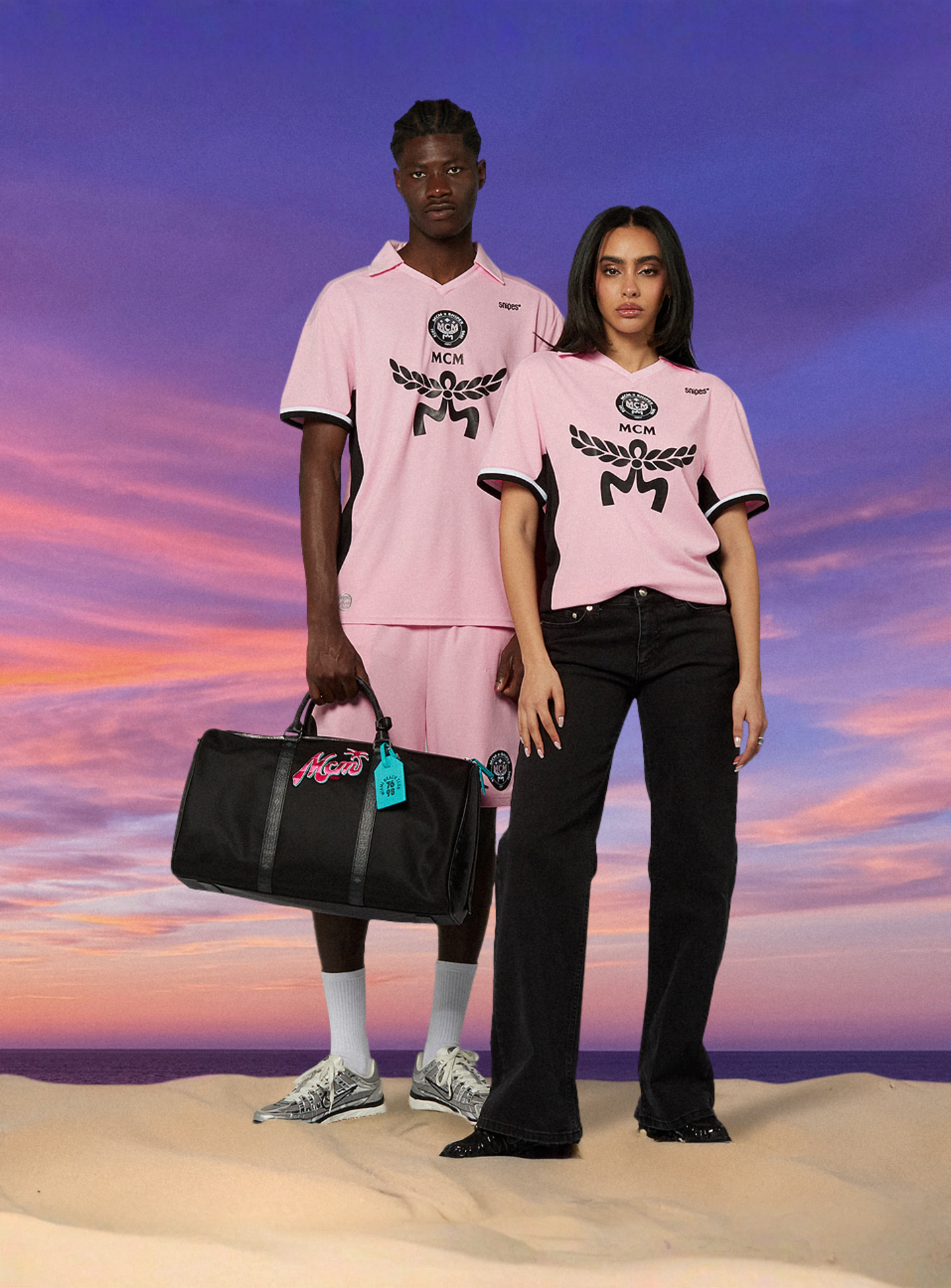 MCM x SNIPES, Soccer Trikot, light pink, Image 9 of 9