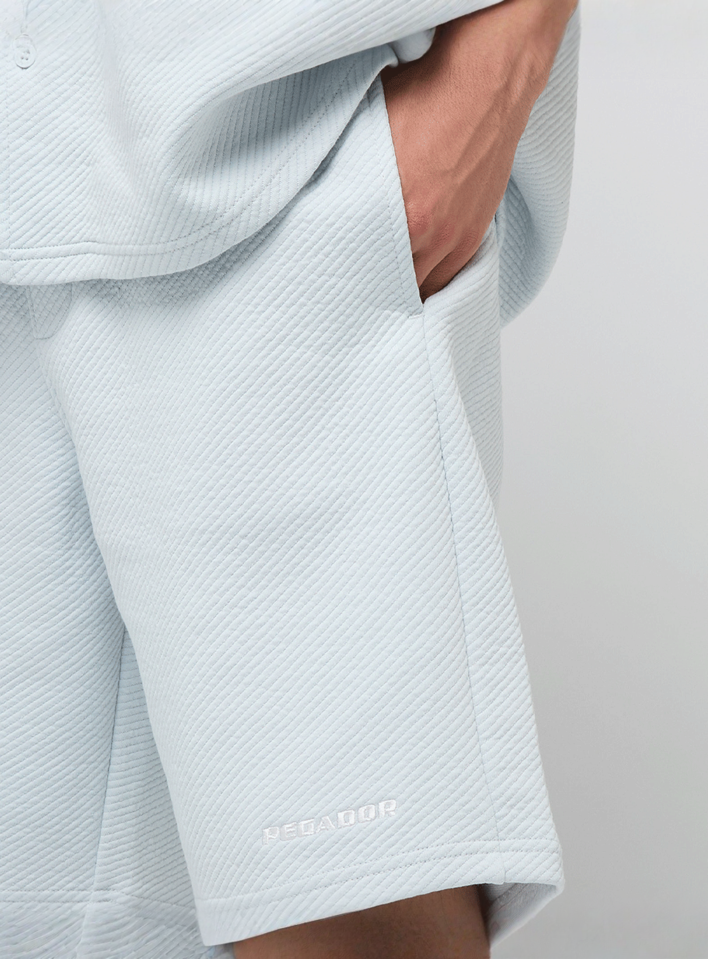 Pegador, Tate Structured Shorts, blue, Image 3 of 4