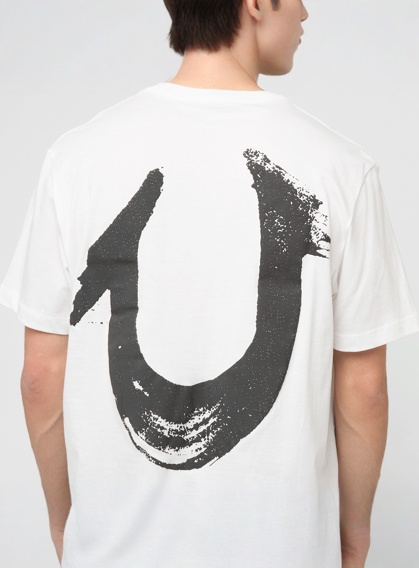 True Religion, Relaxed NU Brush Tee, white, Image 4 of 5