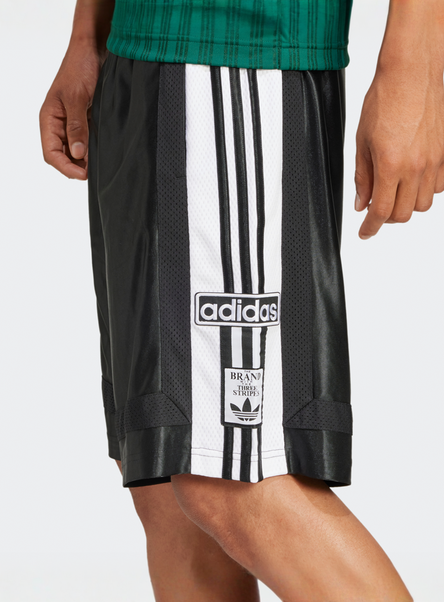 adidas Originals, Adibreak Shorts, black, Image 3 of 5