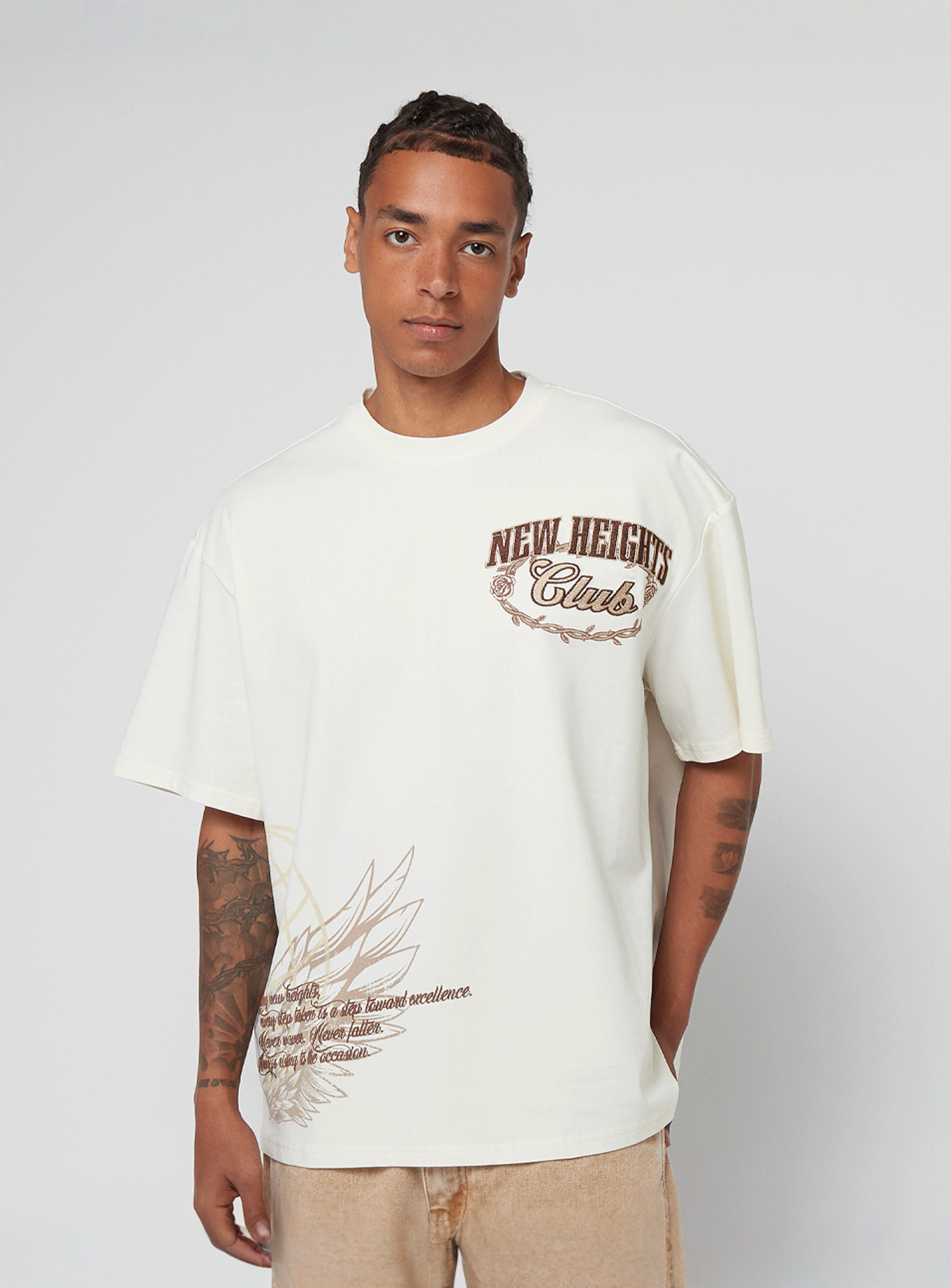 Smoke Rise, Tapestry Graphic T-Shirt, beige, Image 2 of 6