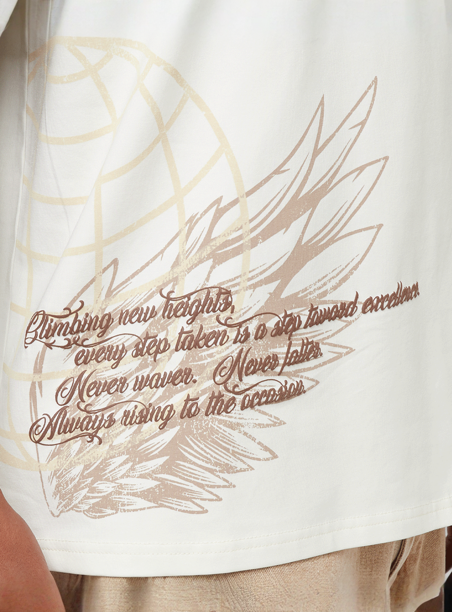 Smoke Rise, Tapestry Graphic T-Shirt, beige, Image 4 of 6