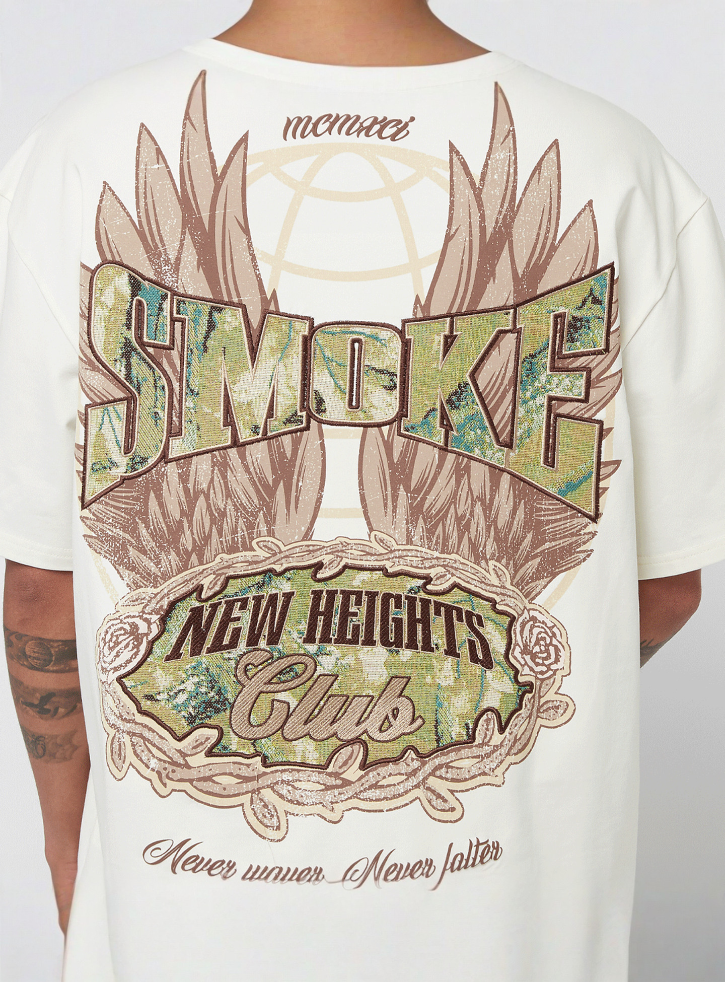 Smoke Rise, Tapestry Graphic T-Shirt, beige, Image 5 of 6